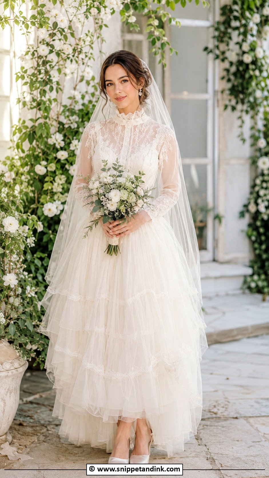 Victorian Tulle Wedding Dress - Snippet and Ink - 30 Victorian Wedding Dress Ideas