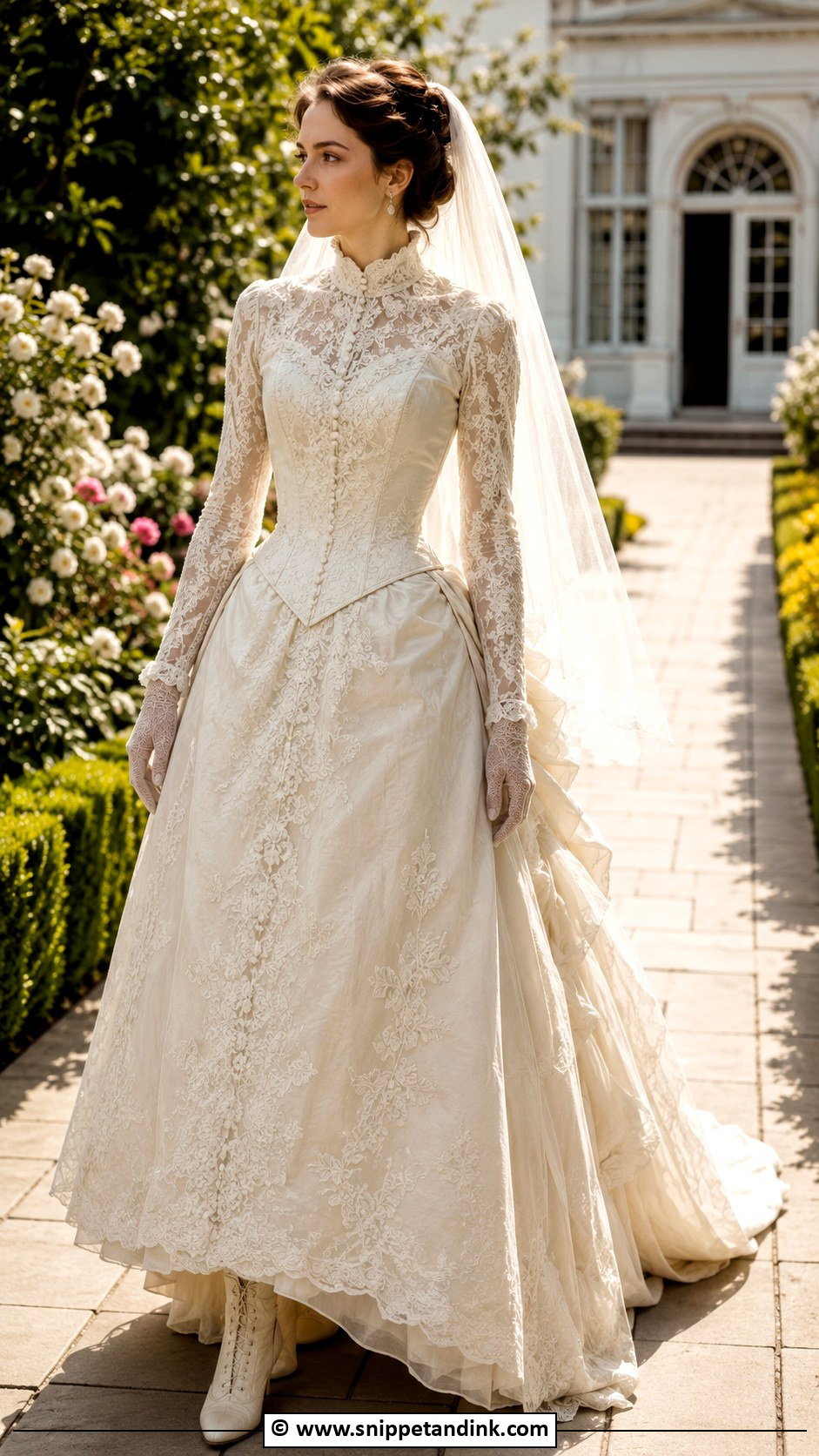 Victorian Two Piece Wedding Dress - Snippet and Ink - 25 Victorian Era Wedding Dress Ideas