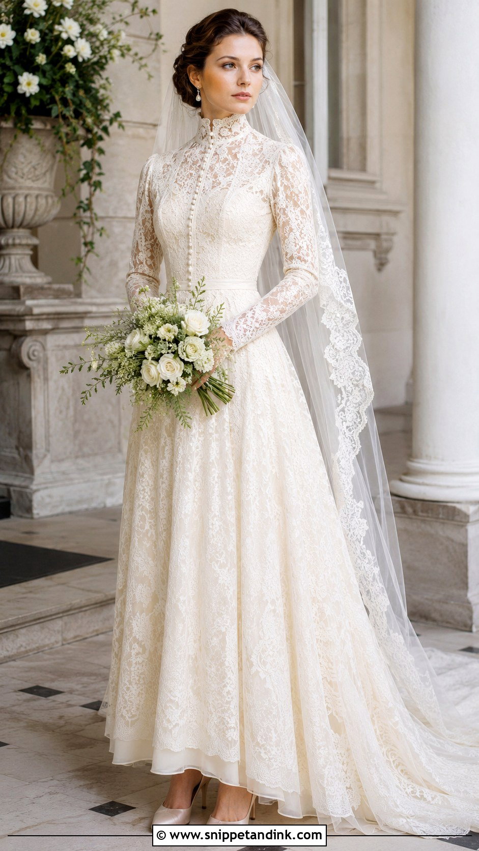 Victorian Wedding Dress - Snippet and Ink - 30 Vintage Romantic Wedding Dress Ideas