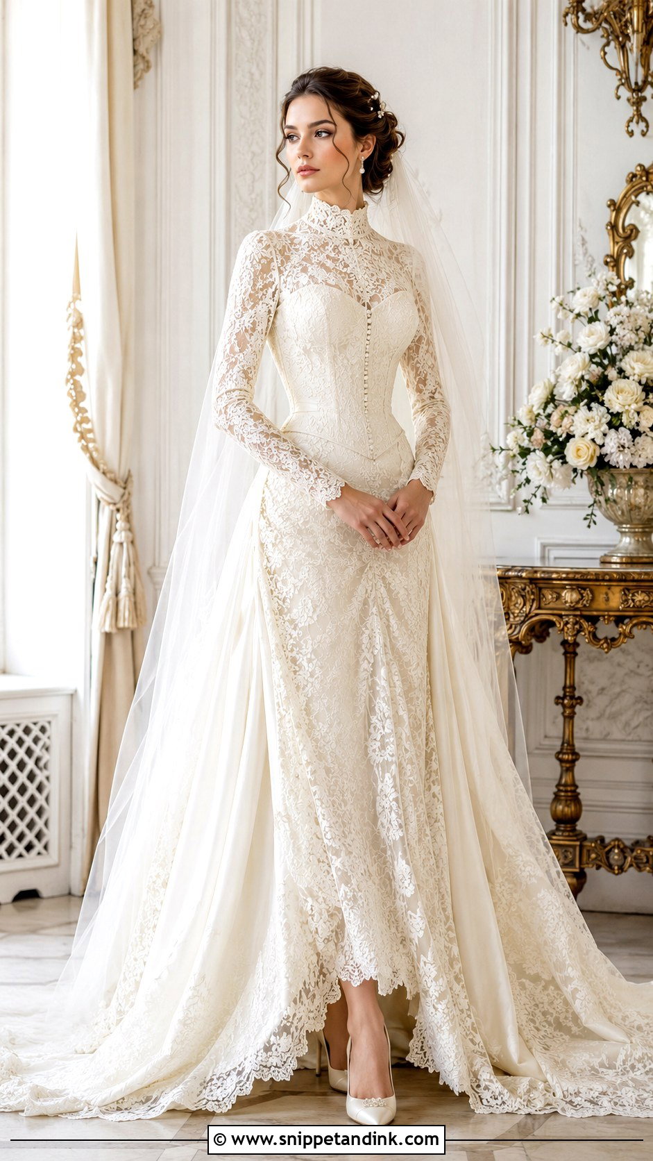 Victorian Wedding Dress - Snippet and Ink - 30 Vintage Inspired Wedding Dresses