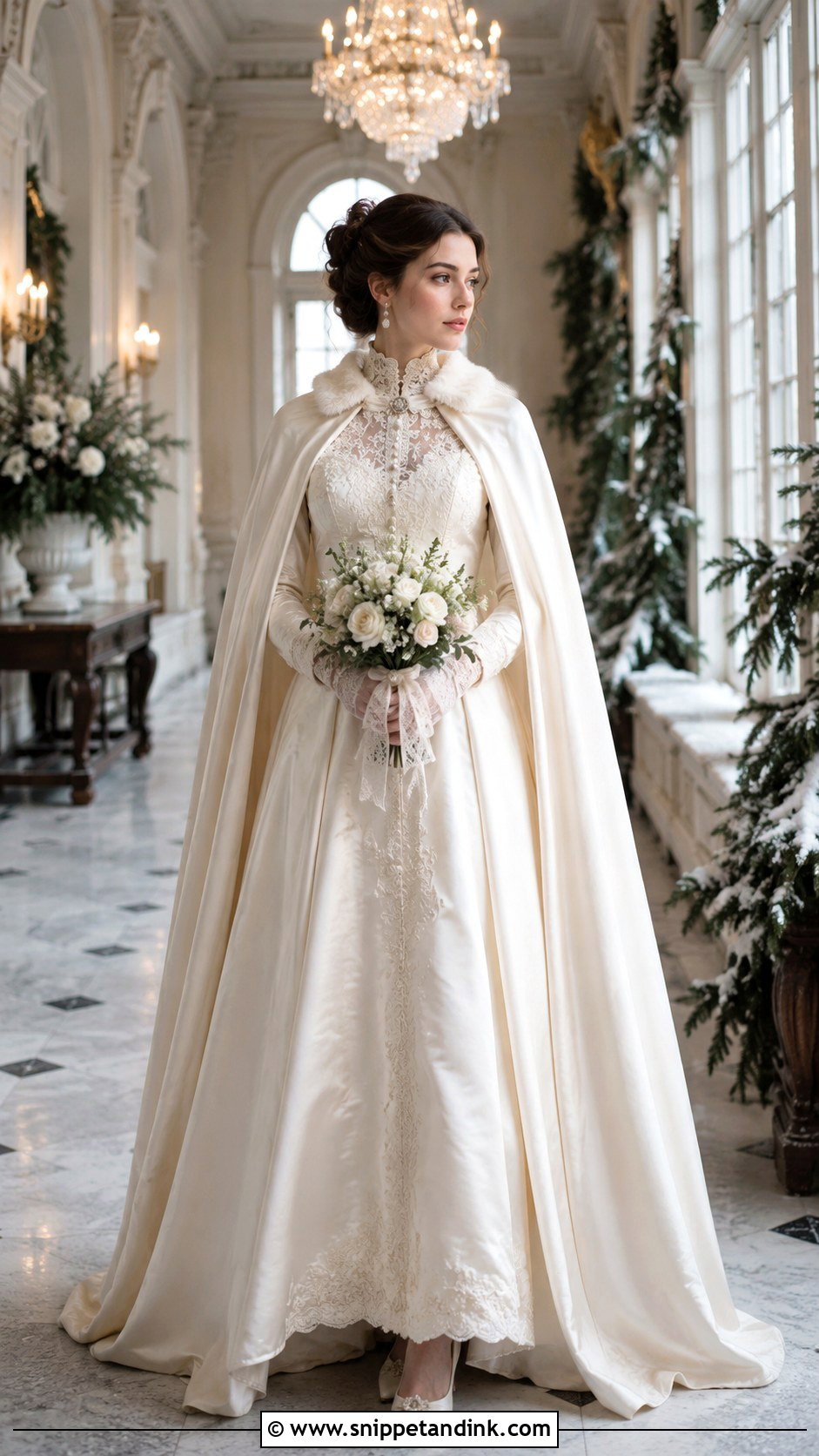 Victorian Winter Wedding Dress - Snippet and Ink - 25 Victorian Inspired Wedding Dress Ideas