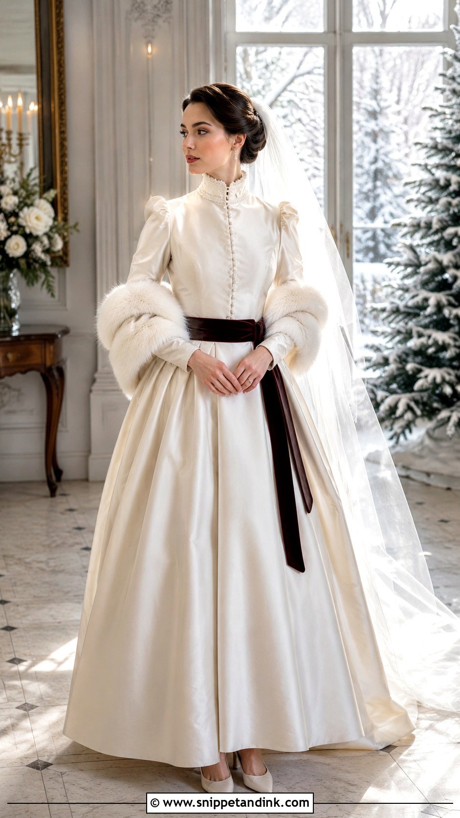 Victorian Winter Wedding Dress - Snippet and Ink - 25 Victorian Style Wedding Dress Ideas