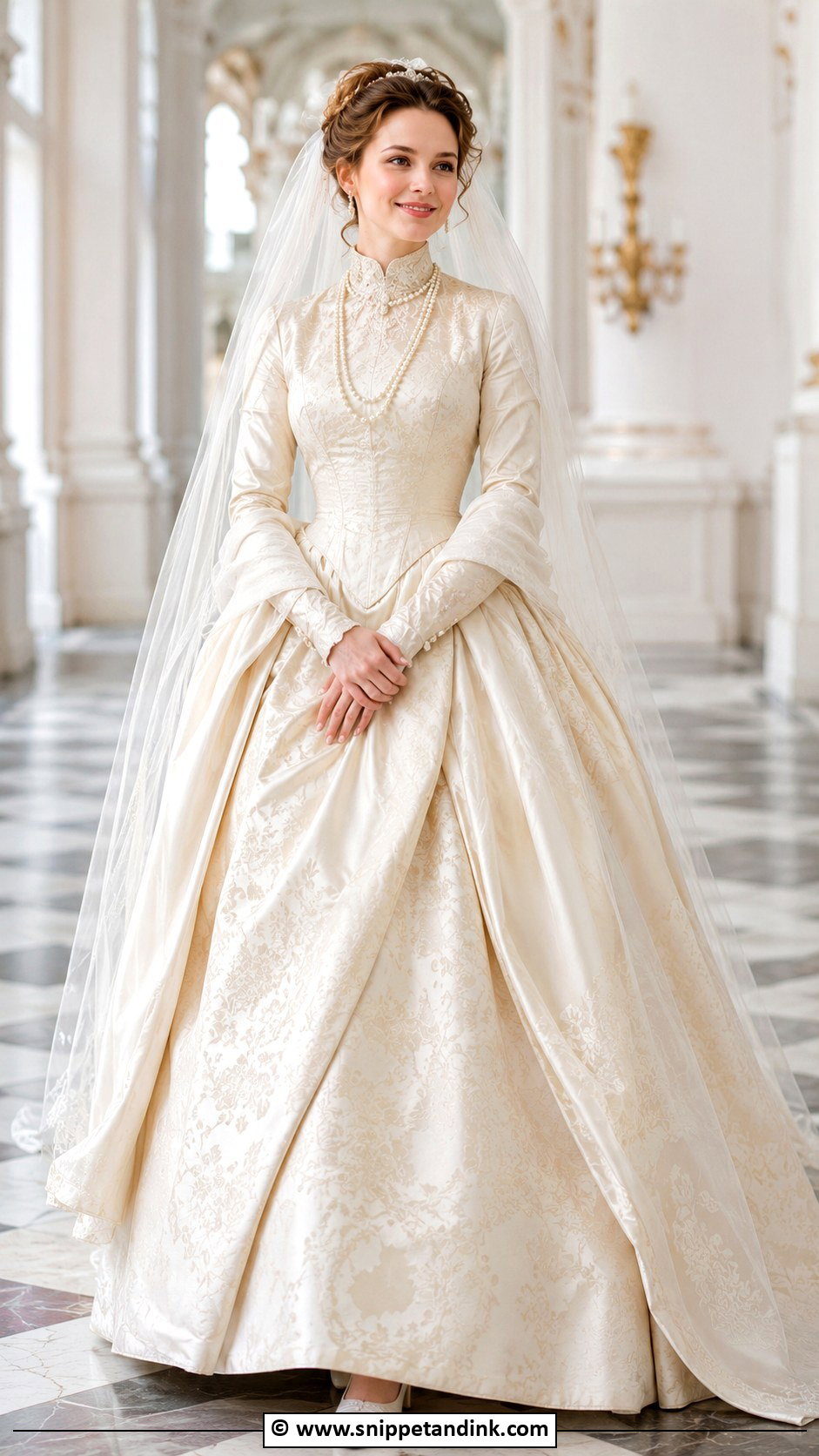 Victorian Winter Wedding Dress - Snippet and Ink - 30 Victorian Wedding Dress Ideas