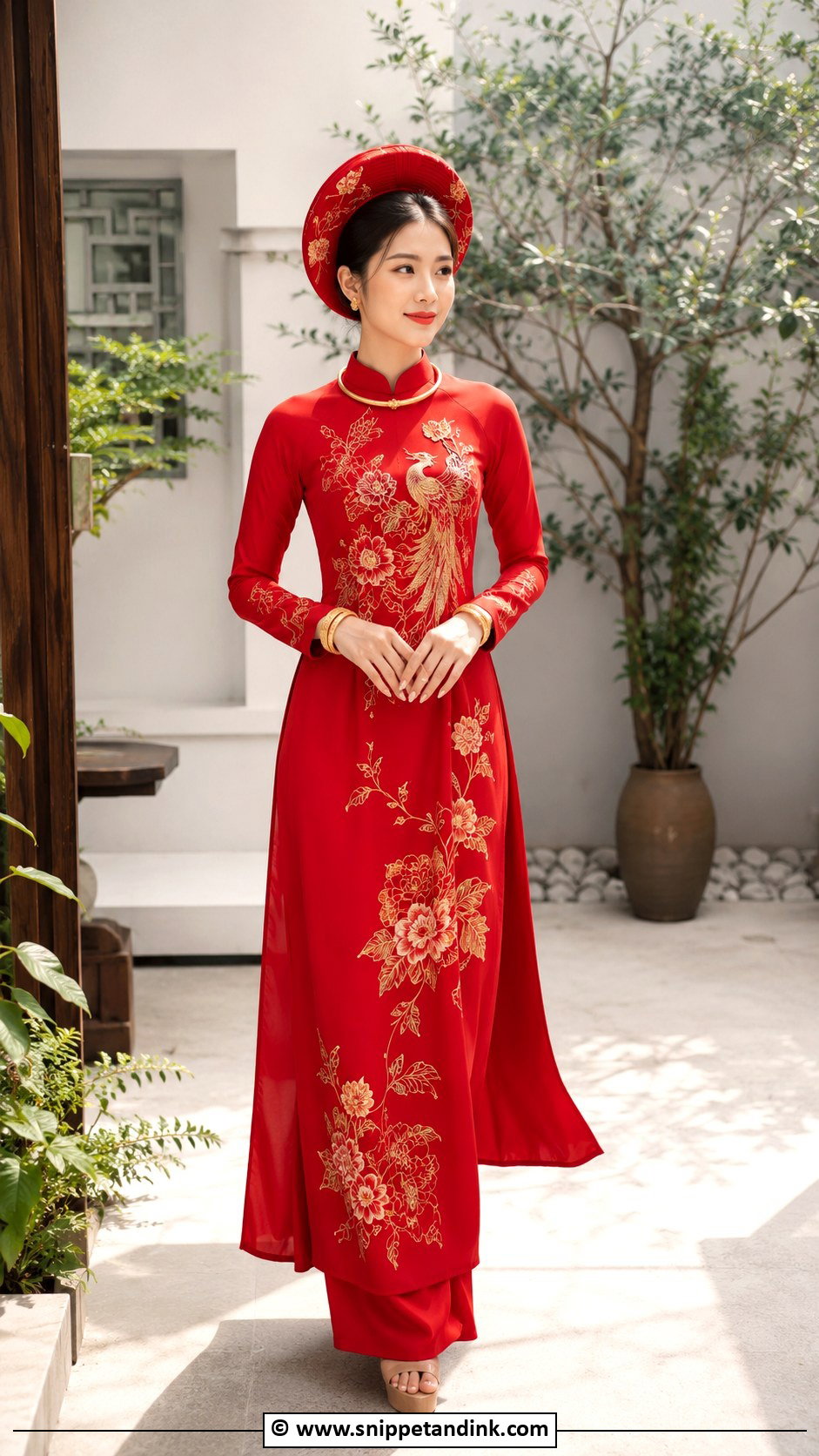 Vietnamese Ao Dai Wedding Attire - Snippet and Ink - 35 Traditional Wedding Attire Ideas