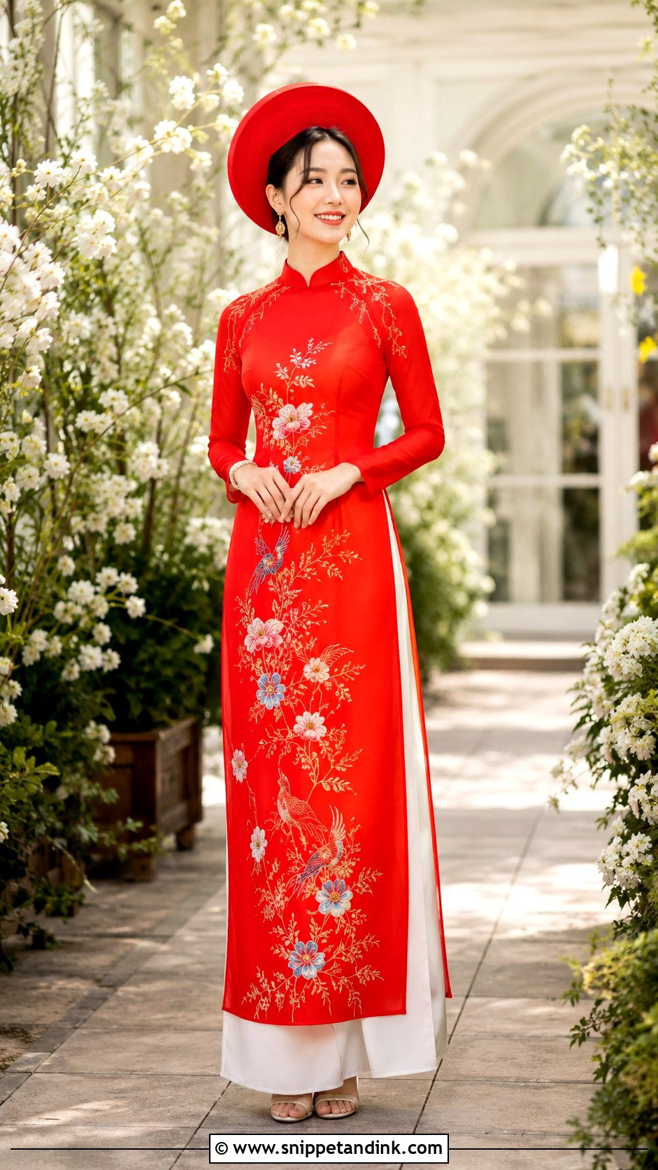 Vietnamese Ao Dai Wedding Dress - Snippet and Ink - 25 Traditional Dresses for Wedding