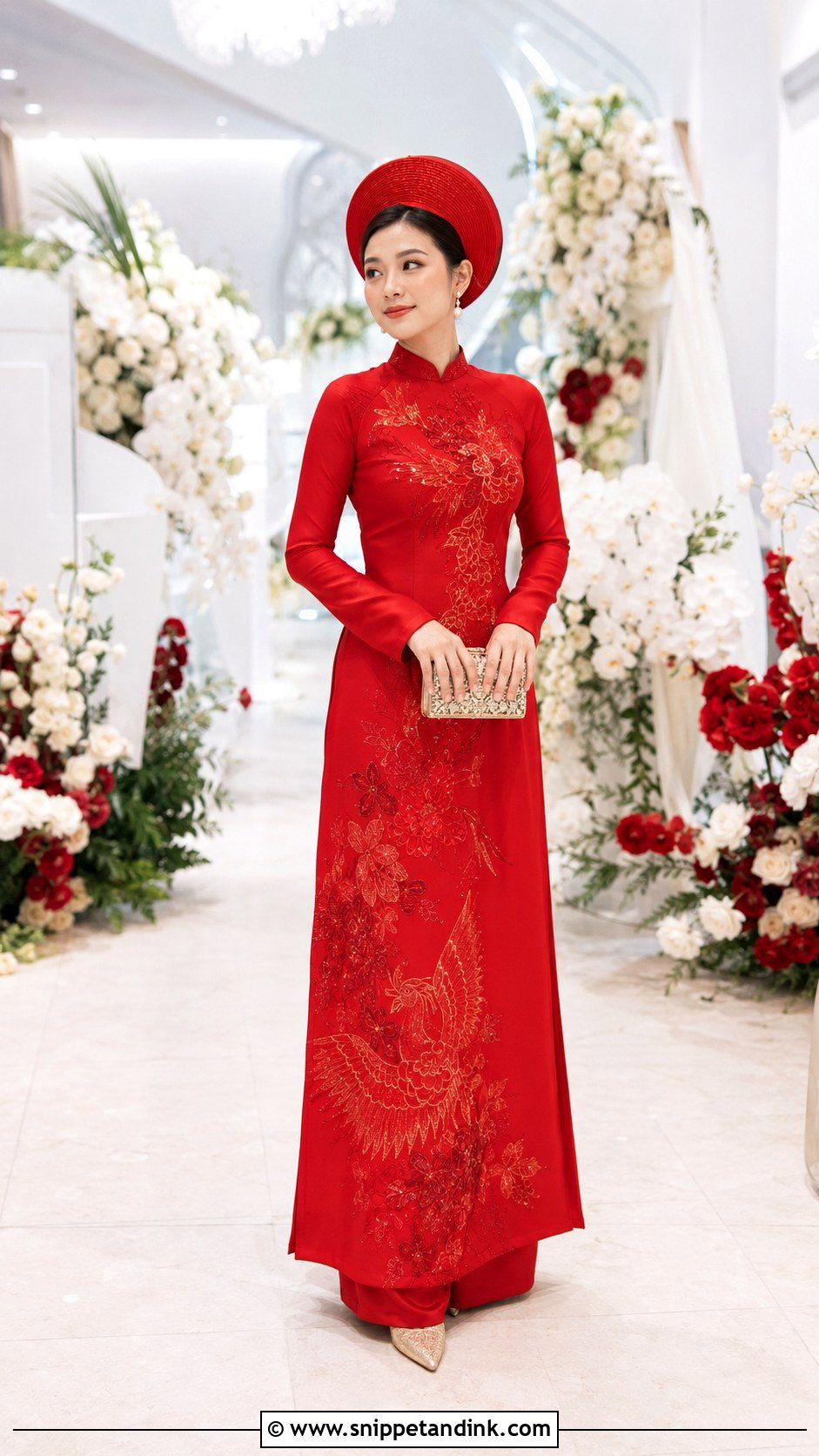 Vietnamese Ao Dai Wedding Outfit - Snippet and Ink - 20 Traditional Wedding Outfits for Ladies