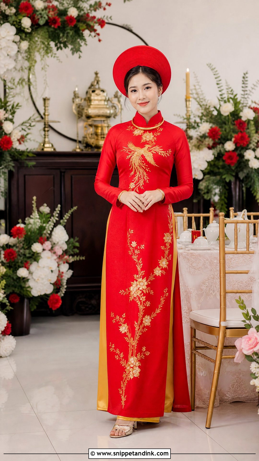 Vietnamese Wedding Tea Ceremony Dress - Snippet and Ink - 25 Vietnamese Wedding Dress Ideas