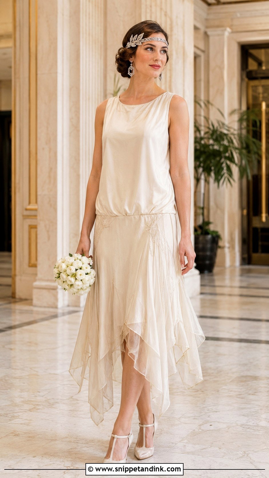 Vintage 1920s Handkerchief Wedding Dress - Snippet and Ink - 20 Handkerchief Wedding Dress Ideas