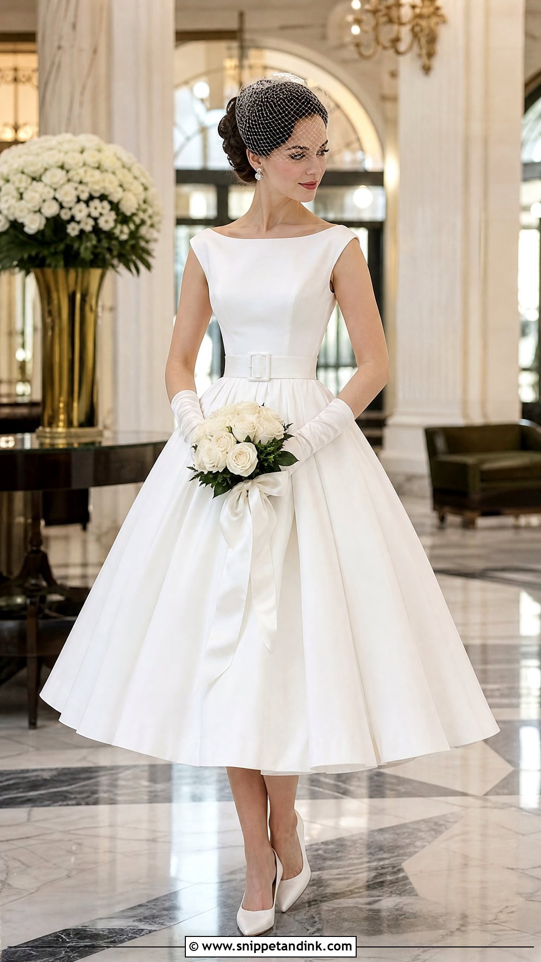 Vintage 1950s Sabrina Wedding Dress - Snippet and Ink - 20 Sabrina Wedding Dress Ideas