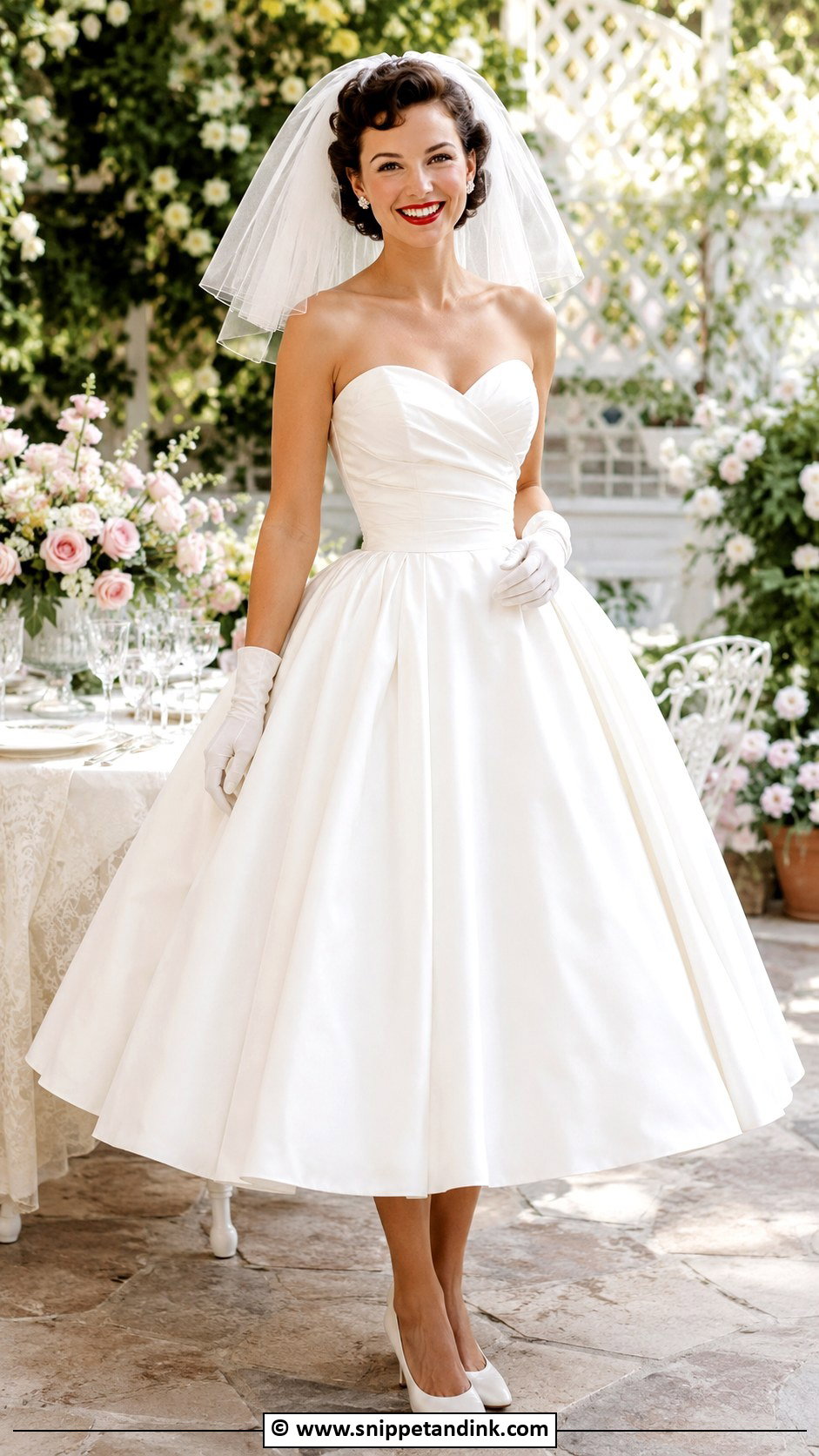 Vintage 1950s Wedding Dress - Snippet and Ink - 35 Vintage Wedding Dresses