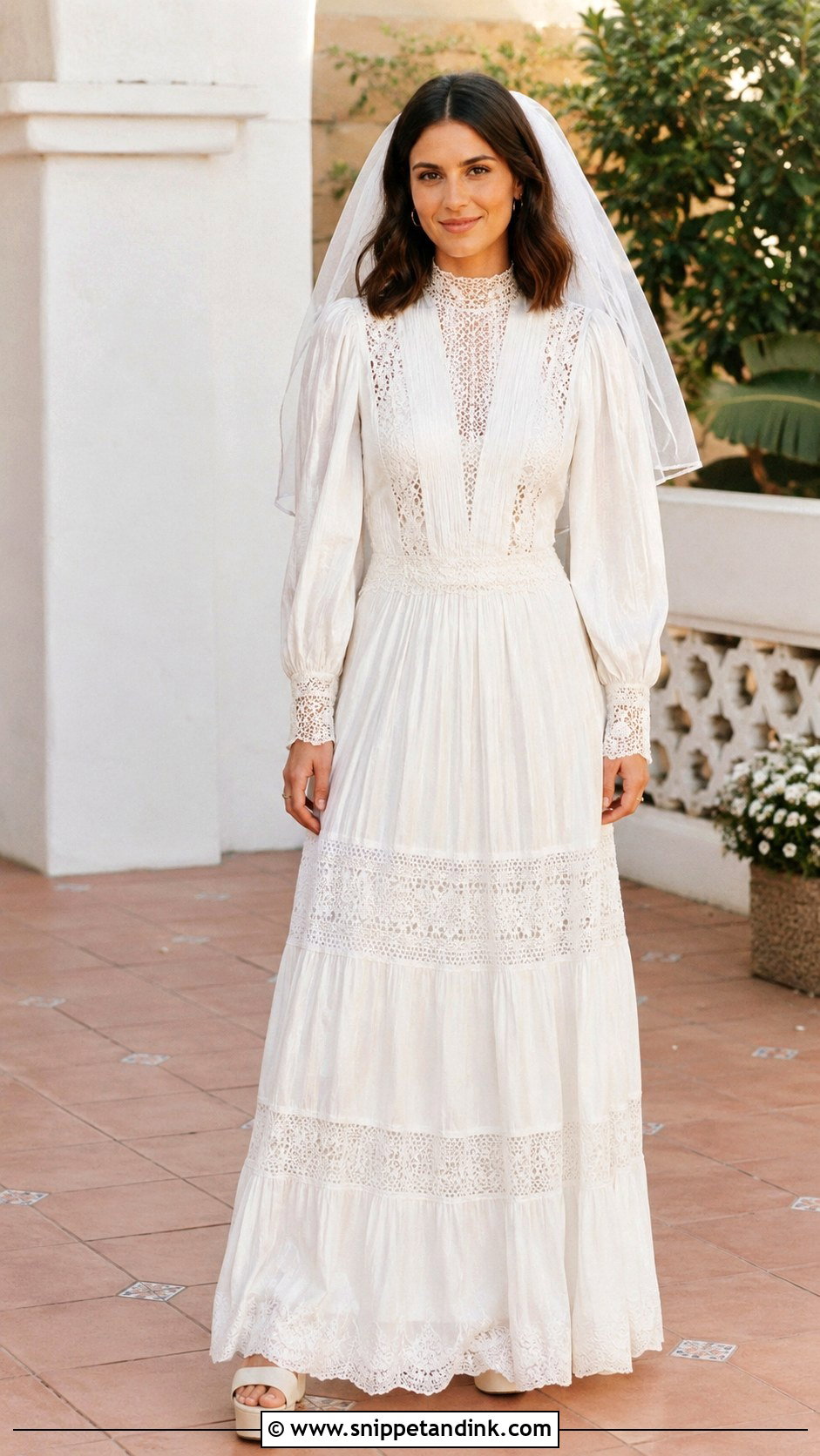 Vintage 1970s Mexican Wedding Dress - Snippet and Ink - 20 Mexican Style Wedding Dresses