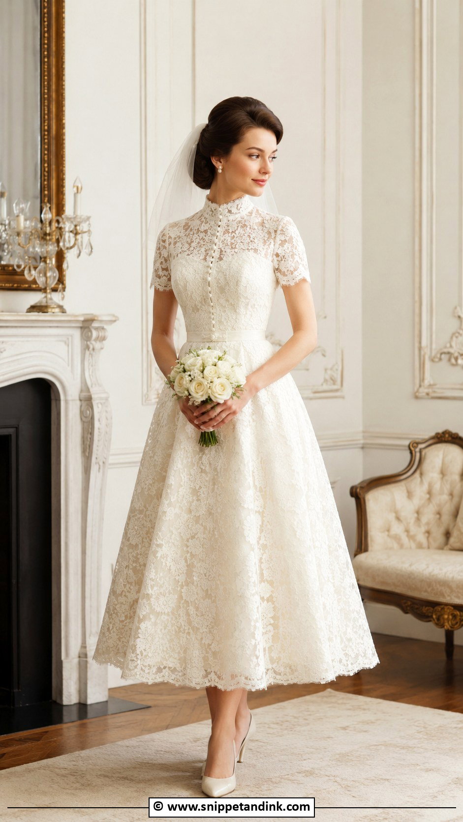 Vintage A Line Wedding Dress - Snippet and Ink - 30 A-Line Wedding Dress Ideas