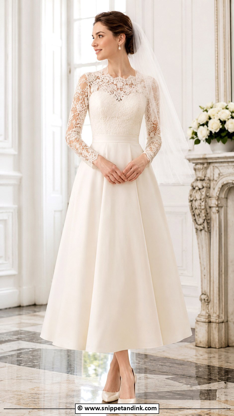 Vintage A Line Wedding Dress - Snippet and Ink - 30 Vintage Wedding Dress Ideas