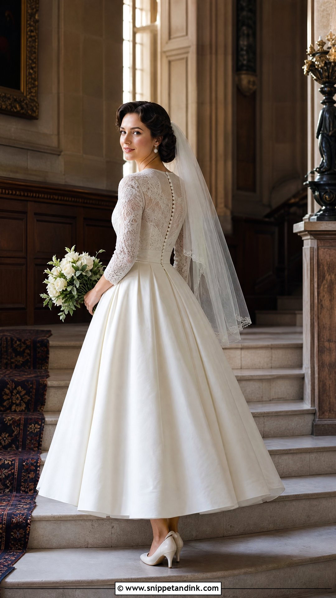 Vintage A Line Wedding Gown - Snippet and Ink - 25 A Line Wedding Gown Ideas