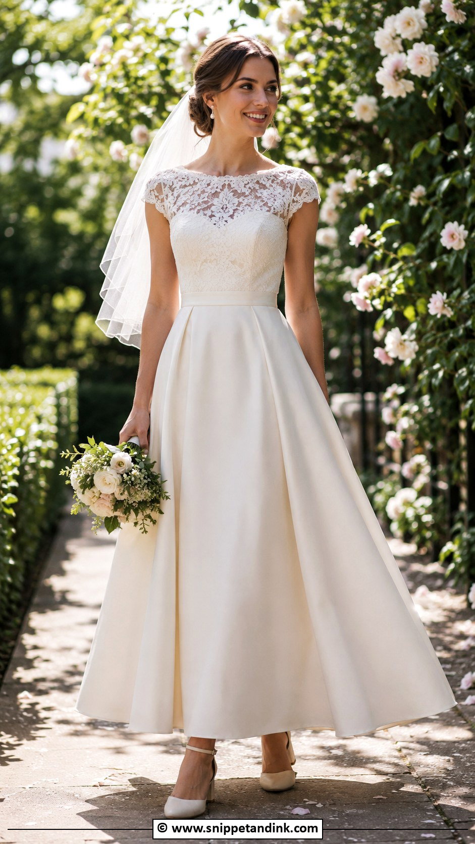 Vintage A Line Wedding Gown - Snippet and Ink - 35 Vintage Wedding Gown Ideas