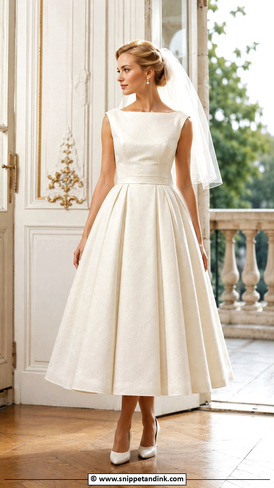 Vintage Ankle Length Wedding Dress - Snippet and Ink - 30 Ankle Length Wedding Dress Ideas