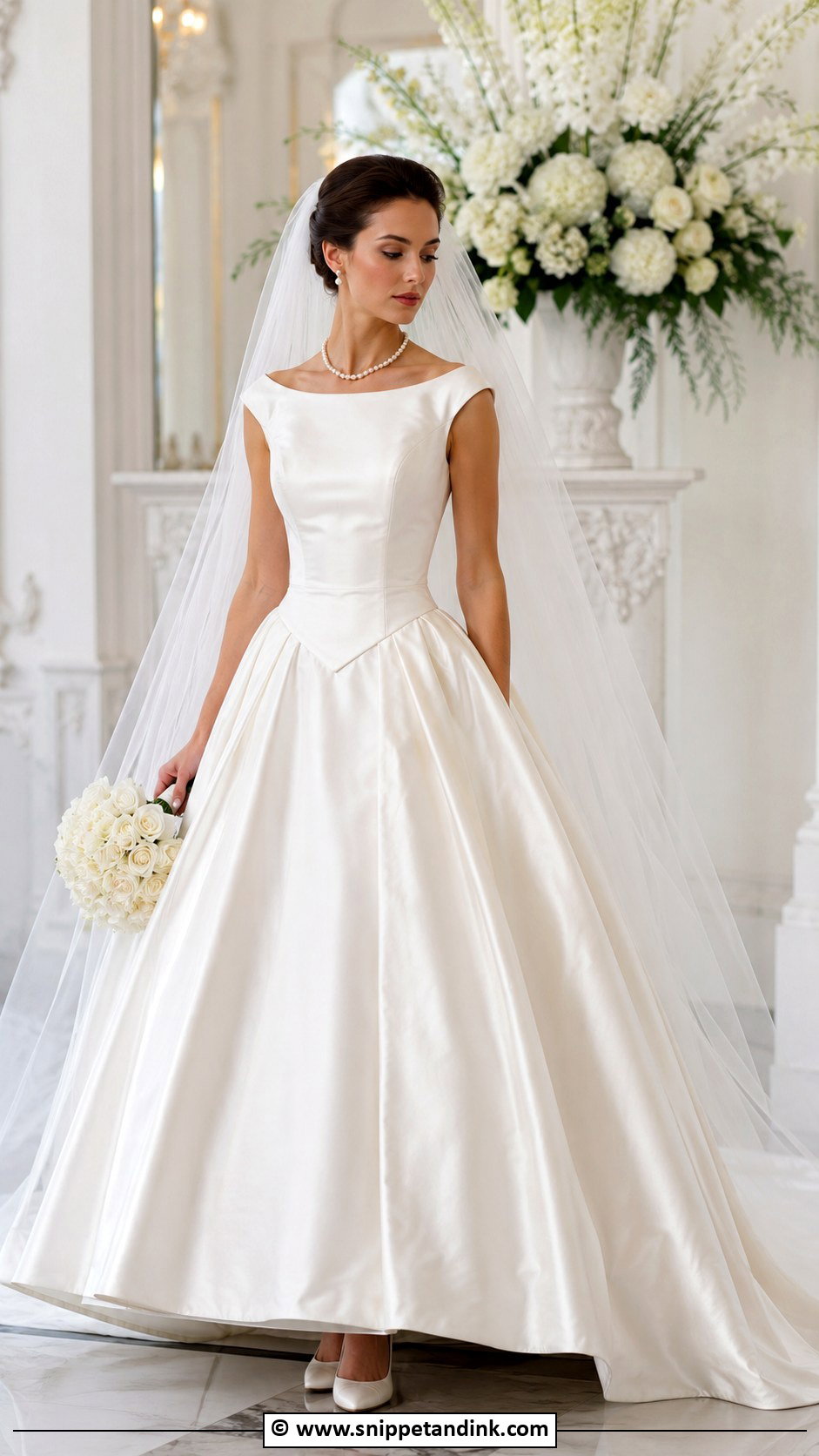 Vintage Ball Gown Wedding Dress - Snippet and Ink - 35 Vintage Wedding Gown Ideas