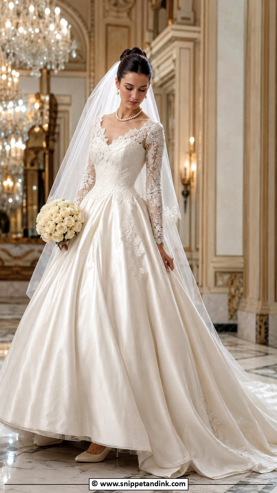 Vintage Ball Gown Wedding Dress - Snippet and Ink - 25 Vintage Style Wedding Dresses