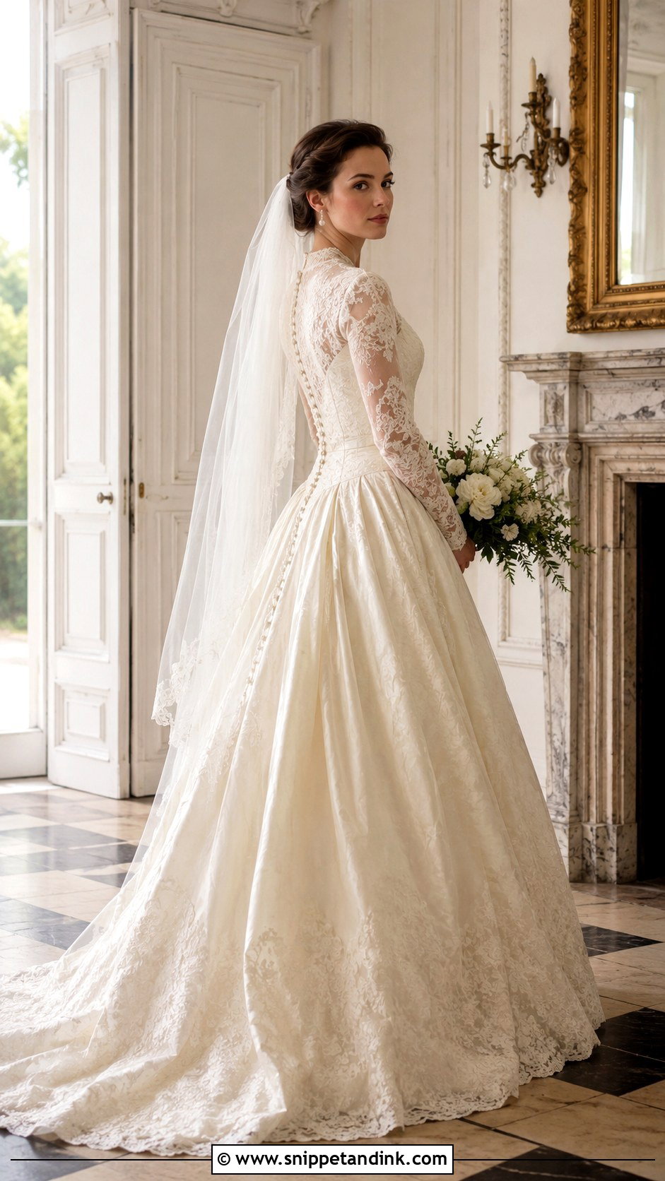 Vintage Ballgown Wedding Dress - Snippet and Ink - 25 Ballgown Wedding Dresses