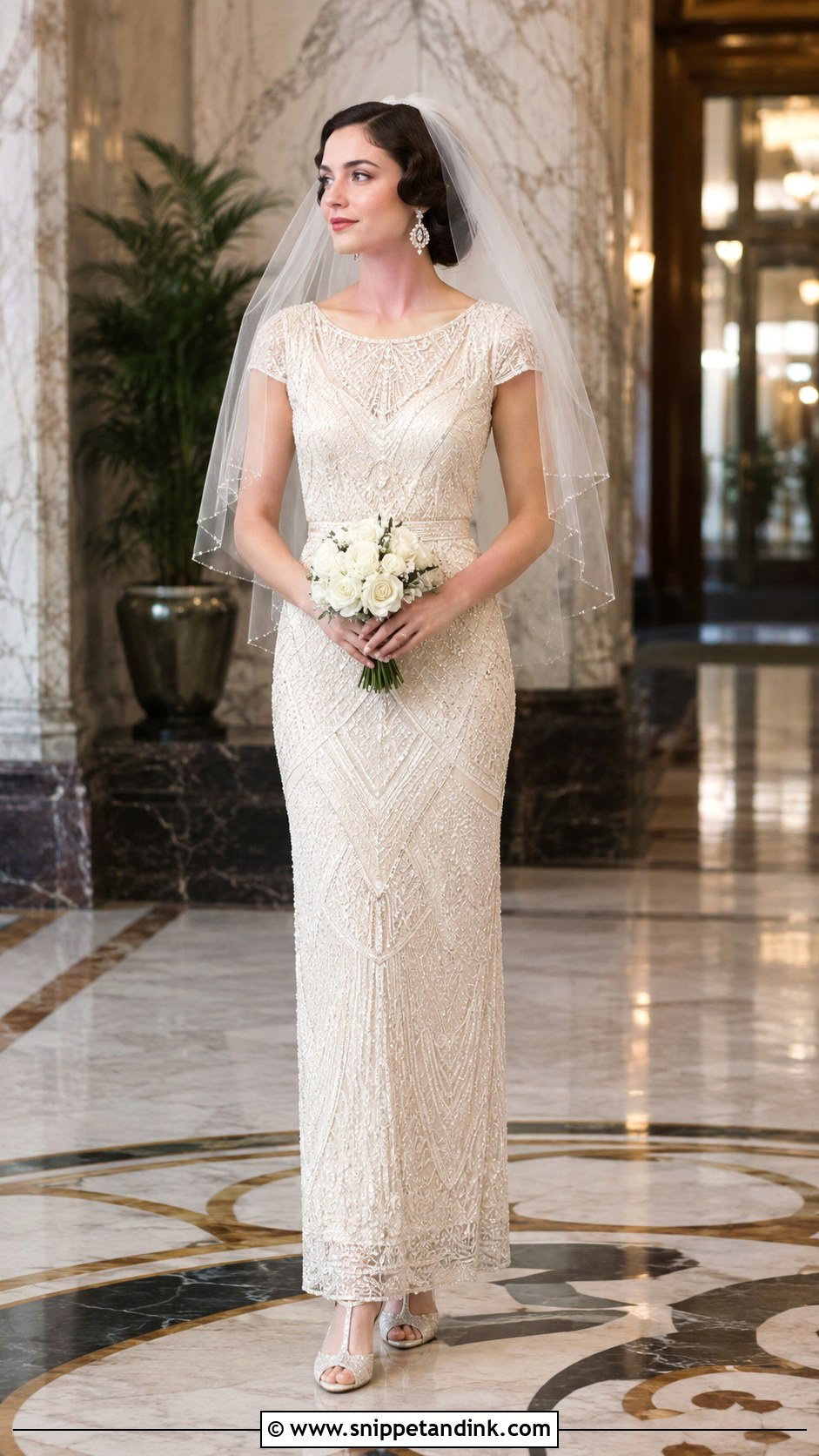 Vintage Beaded Wedding Dress - Snippet and Ink - 20 Rich Wedding Dress Ideas