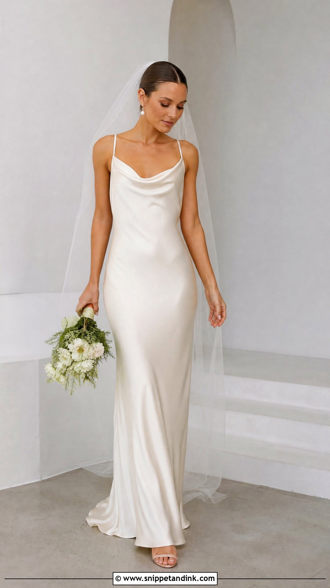 Vintage Bias Cut Wedding Dress - Snippet and Ink - 25 Simple Vintage Wedding Dress Ideas