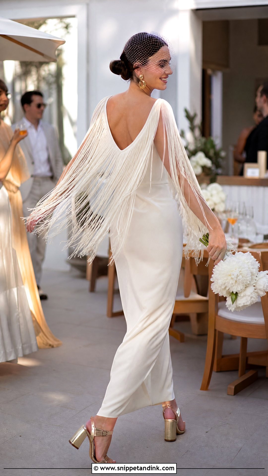 Vintage Bohemian Wedding Dress With Fringe - Snippet and Ink - 20 Vintage Bohemian Wedding Dress Ideas