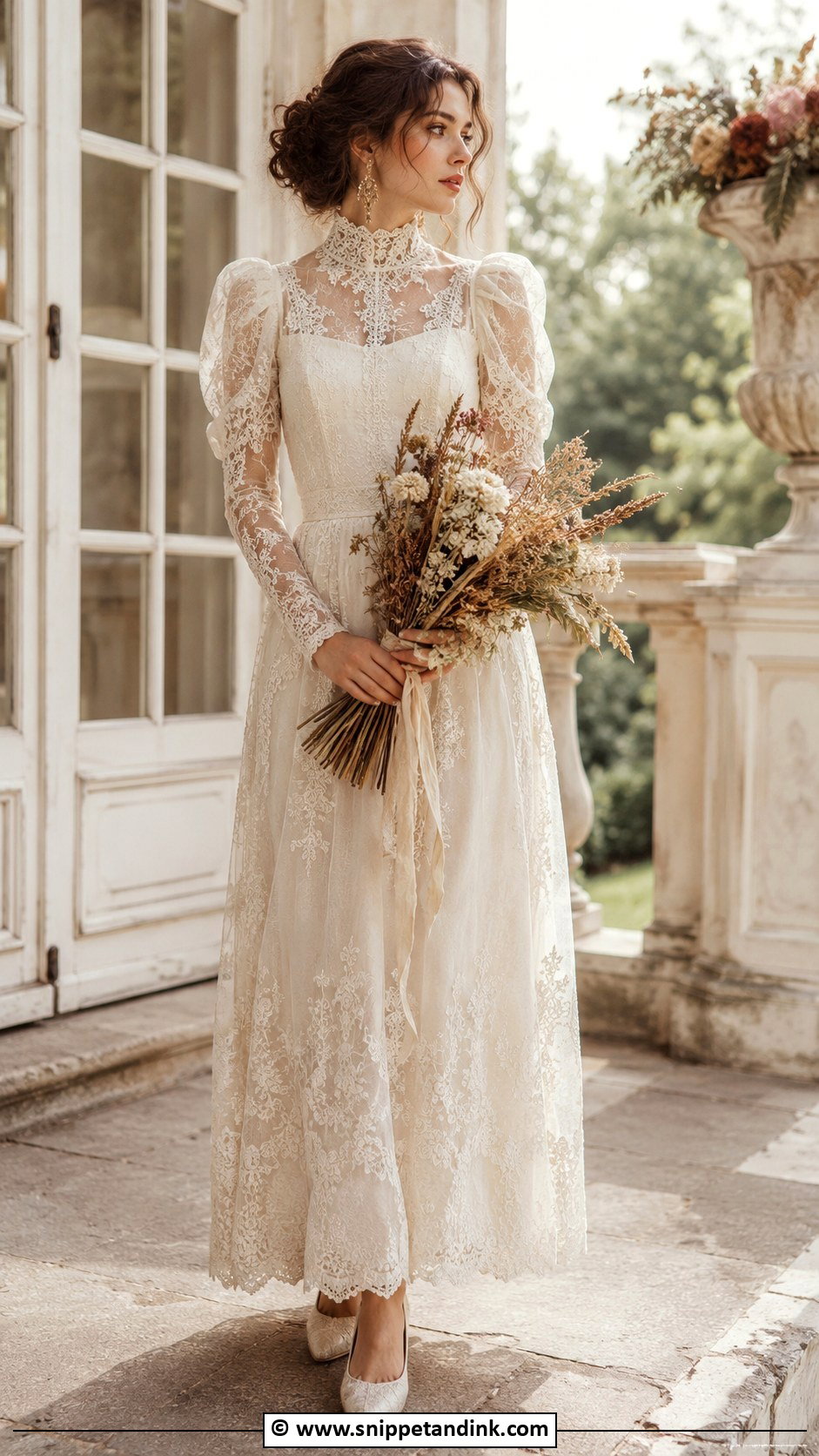 Vintage Bohemian Wedding Dress - Snippet and Ink - 25 Bohemian Wedding Dresses