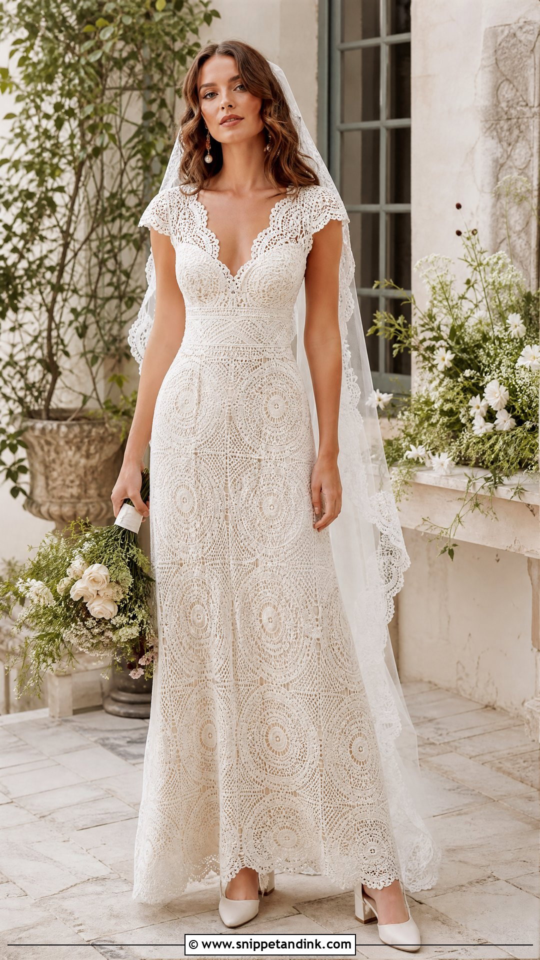 Vintage Boho Lace Wedding Dress - Snippet and Ink - 25 Boho Lace Wedding Dress Ideas