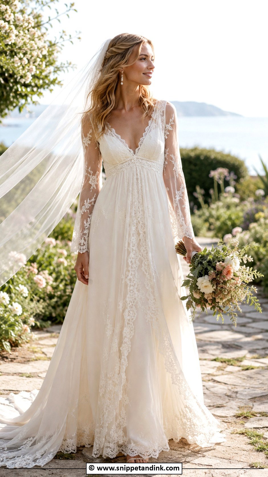 Vintage Boho Wedding Gown - Snippet and Ink - 25 Vintage Wedding Gowns