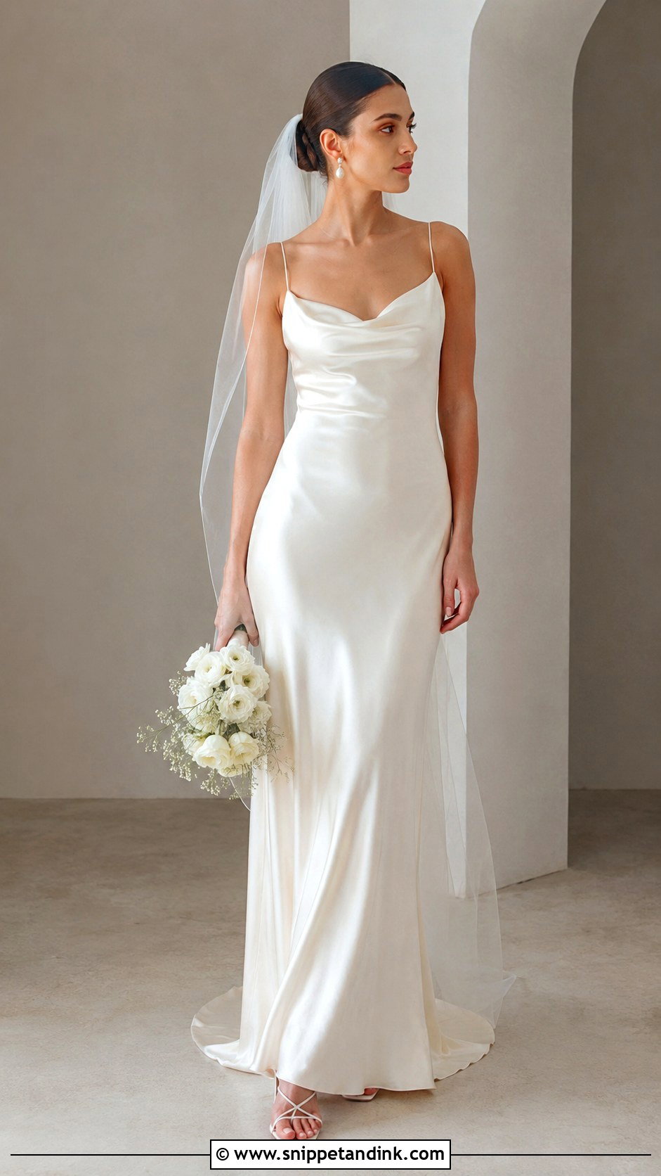 Vintage Bridal Dress With Slip Silhouette - Snippet and Ink - 30 Vintage Bridal Dress Ideas