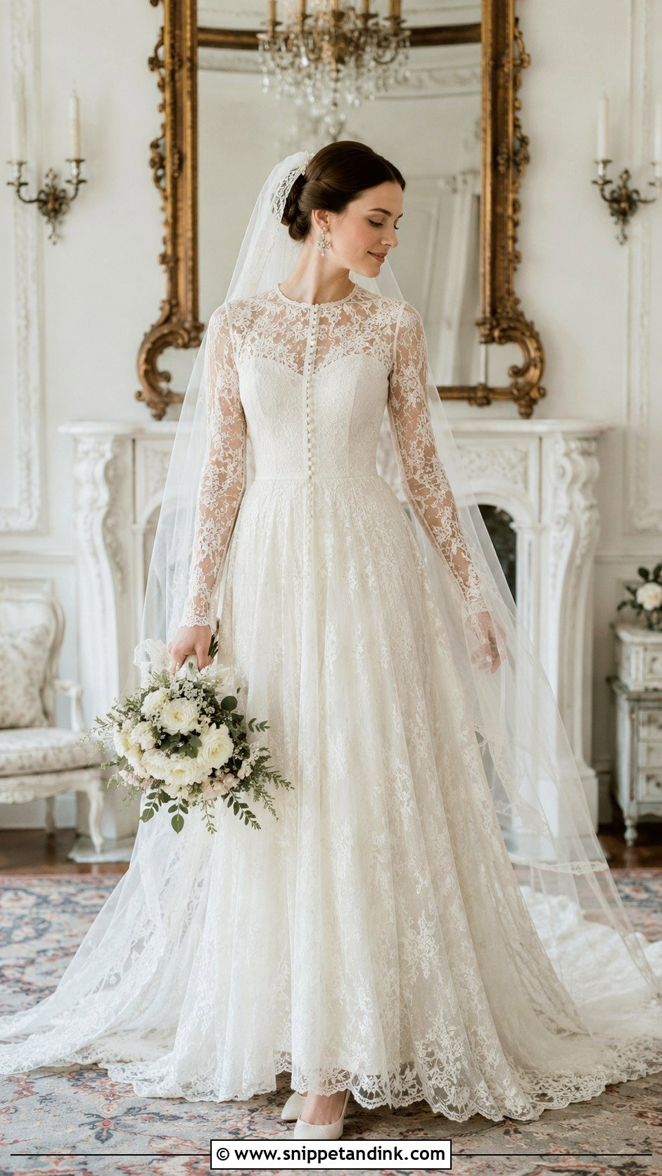 Vintage Bridal Gown - Snippet and Ink - 25 Bridal Gown Styles
