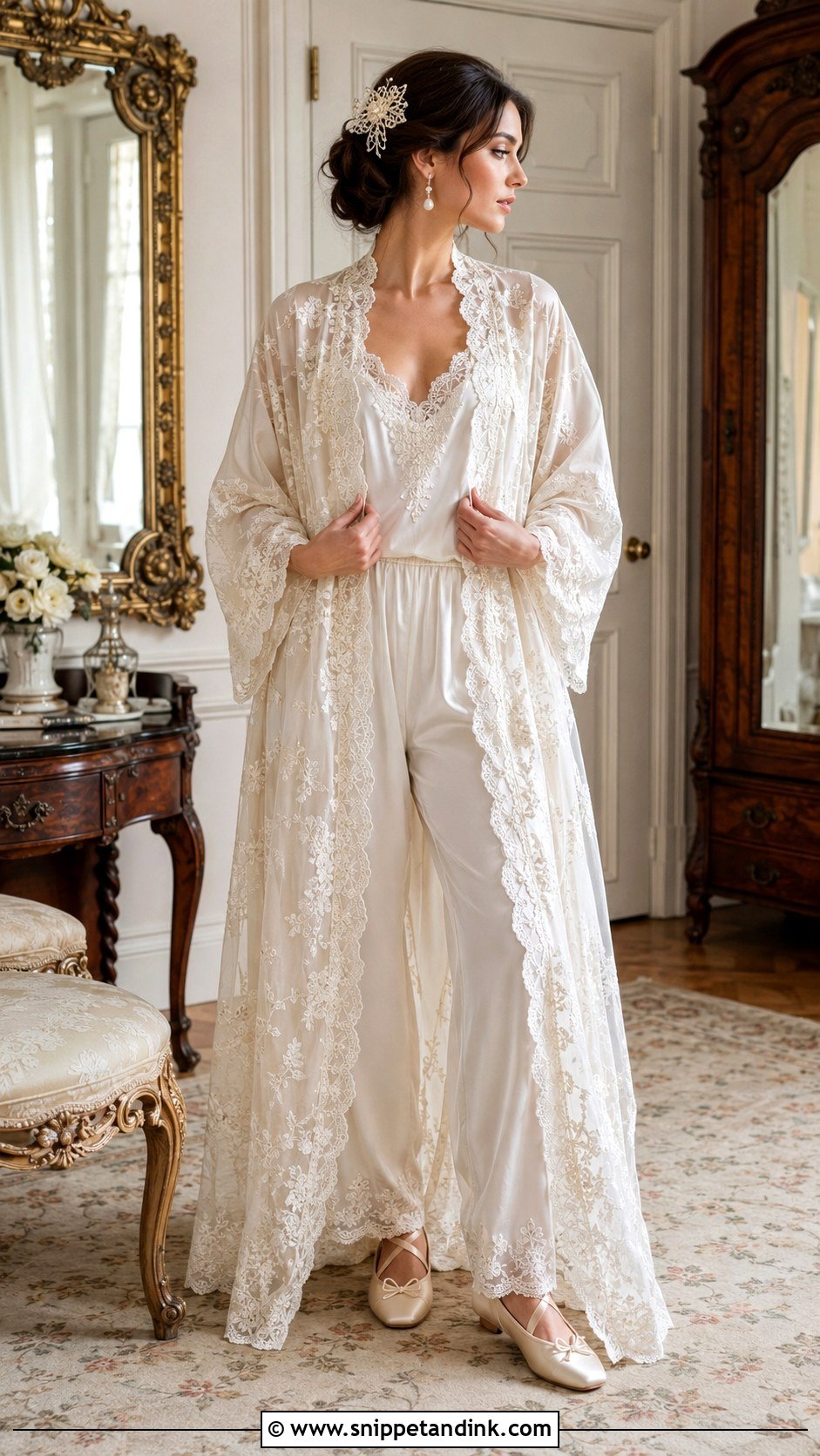 Vintage Bridal Kimono Outfit - Snippet and Ink - 20 Bride Kimono Ideas
