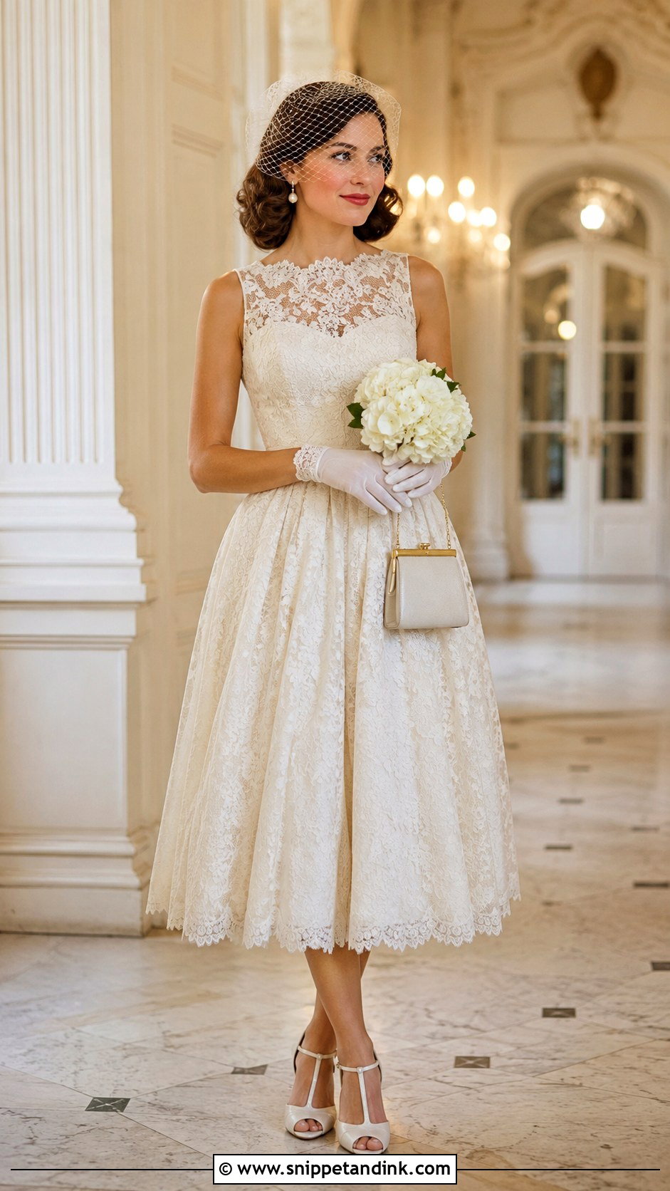 Vintage Bride Look - Snippet and Ink - 20 Cute Bride Ideas