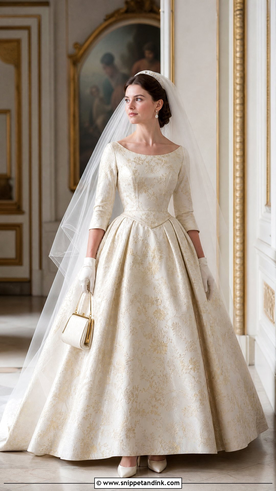 Vintage Brocade Wedding Dress - Snippet and Ink - 20 Non Conventional Wedding Dress Ideas