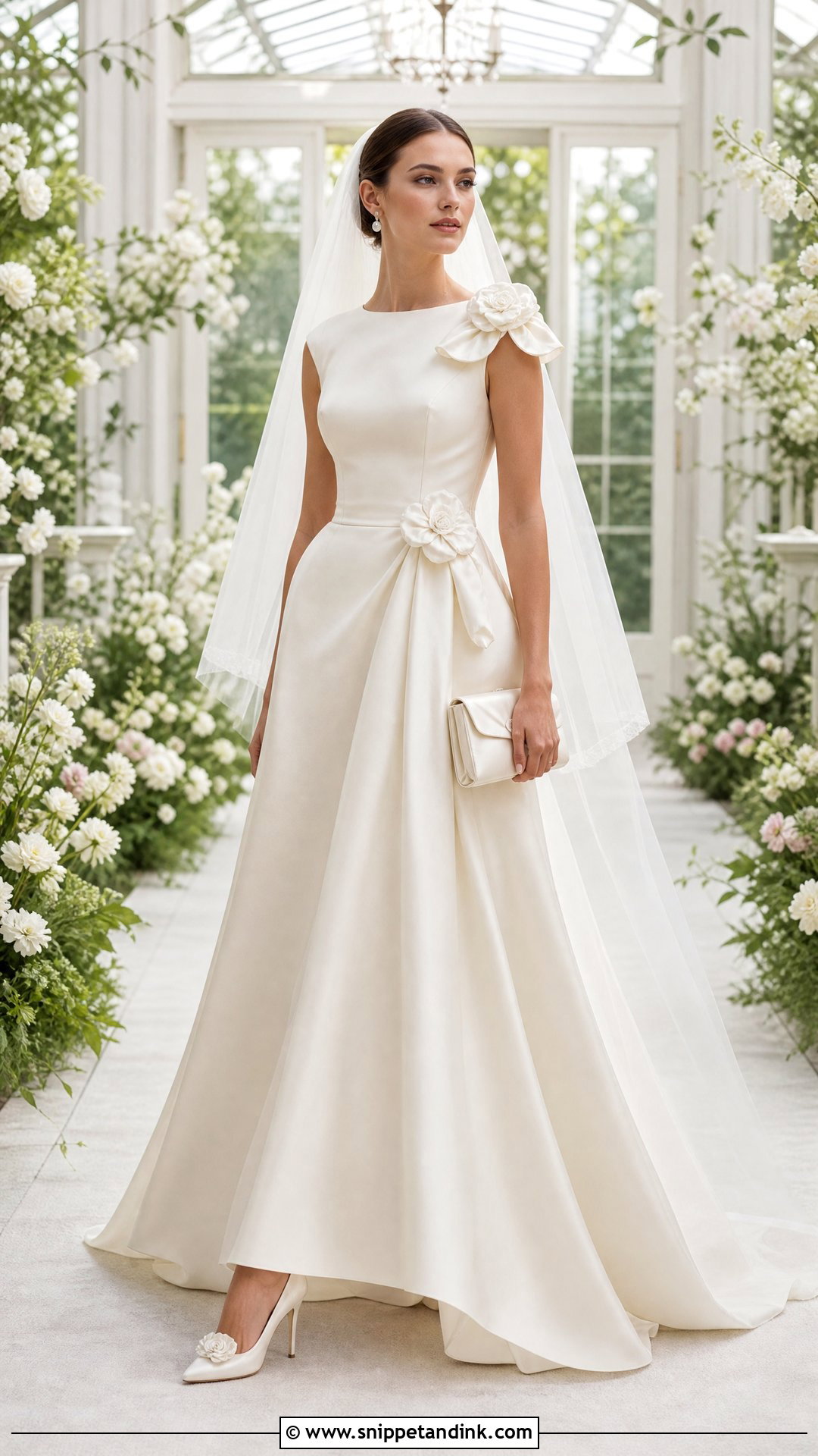 Vintage Chanel Camellia Wedding Dress - Snippet and Ink - 20 Vintage Chanel Wedding Dress Ideas