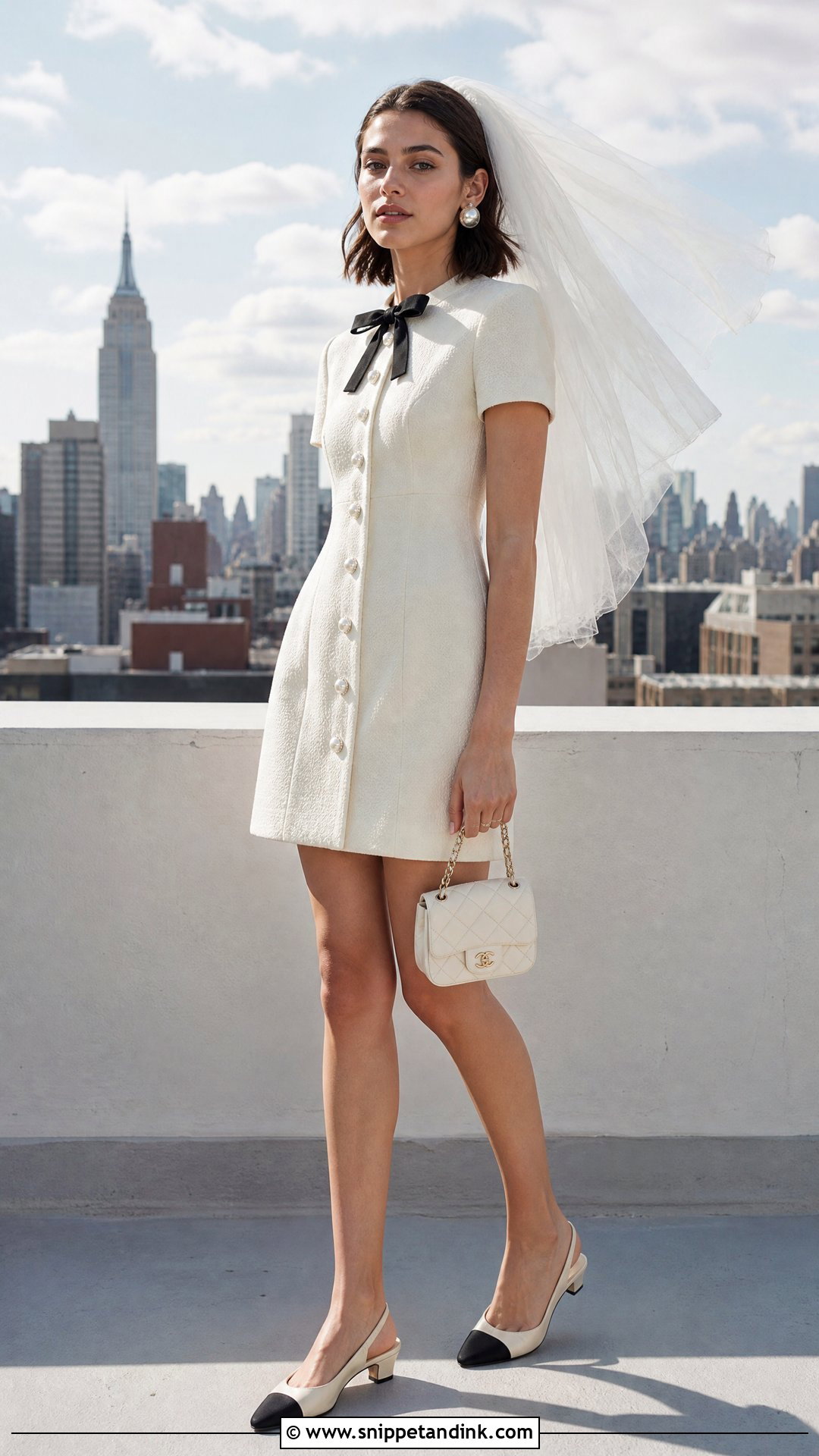 Vintage Chanel Mini Wedding Dress - Snippet and Ink - 20 Vintage Chanel Wedding Dress Ideas