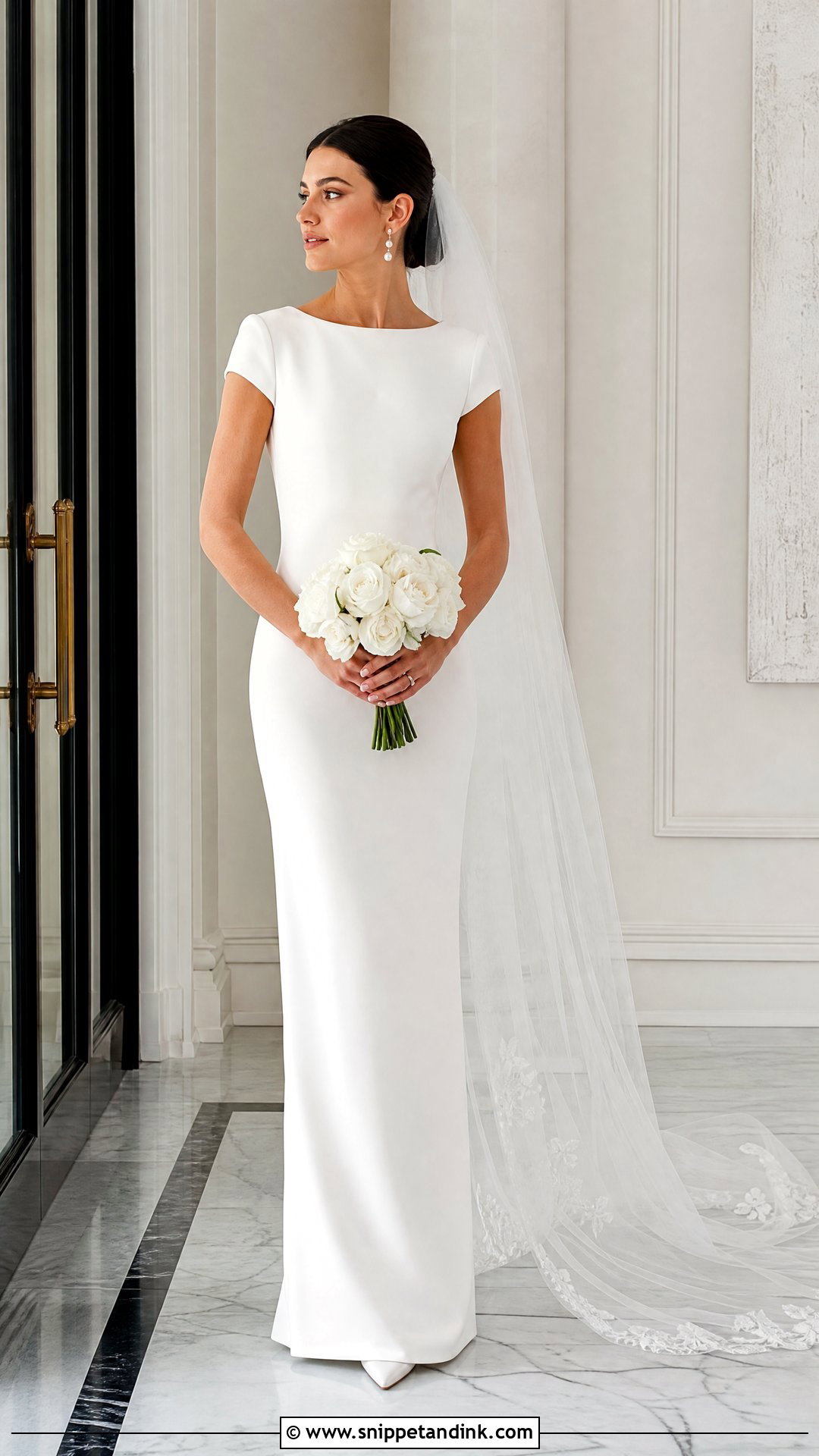 Vintage Column Wedding Dress - Snippet and Ink - 25 Simple Vintage Wedding Dress Ideas