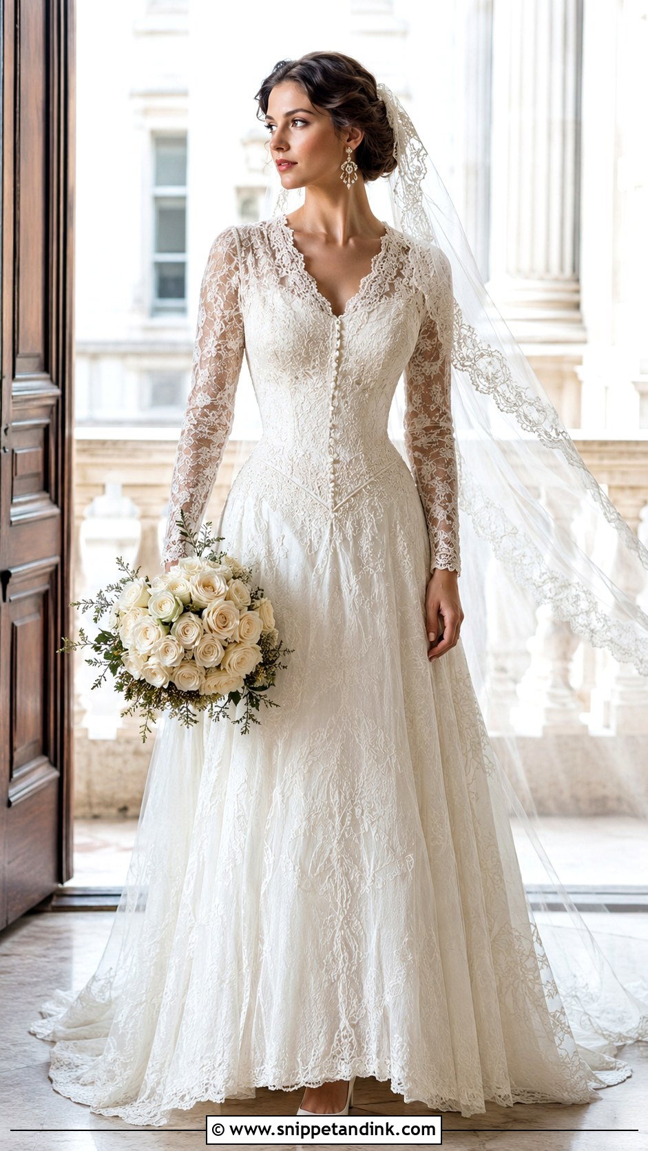 Vintage Corset Basque Waist Wedding Dress - Snippet and Ink - 20 Corset Basque Waist Wedding Dress Ideas