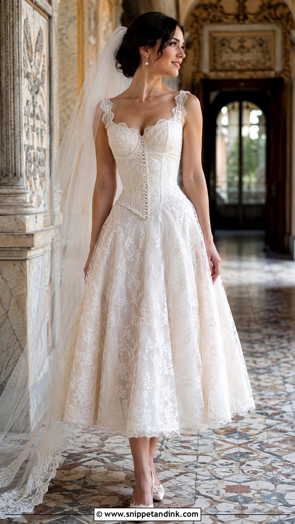 Vintage Corset Bodice Wedding Dress - Snippet and Ink - 25 Wedding Dress Corset Bodice Ideas