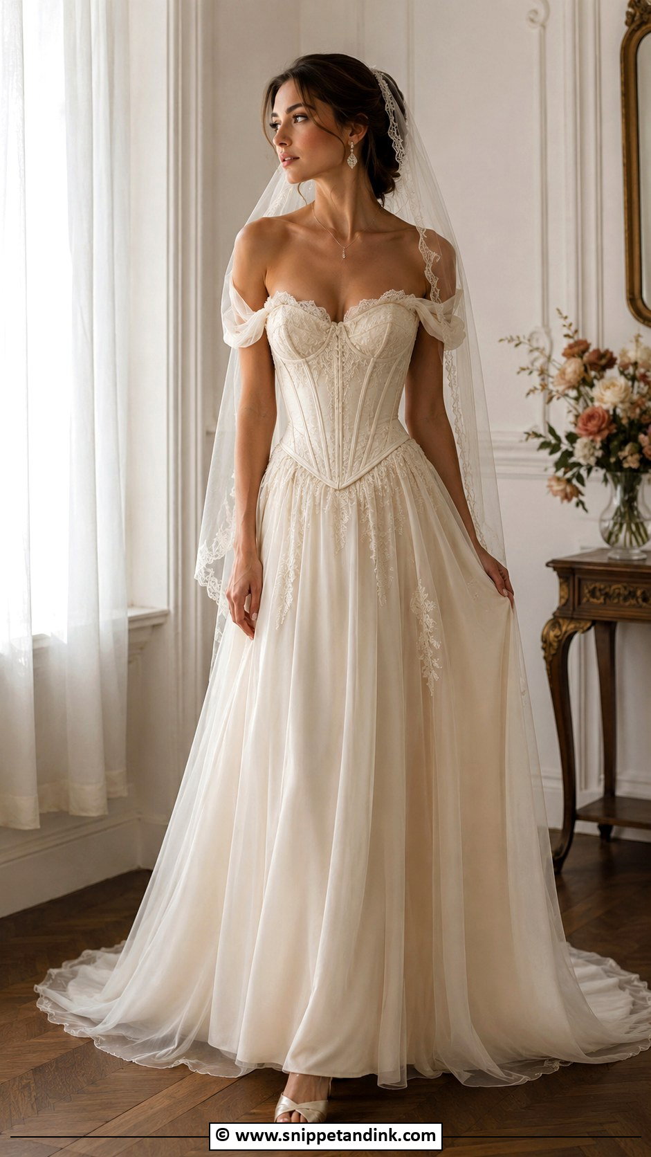 Vintage Corset Wedding Dress - Snippet and Ink - 30 Vintage Wedding Dress Ideas