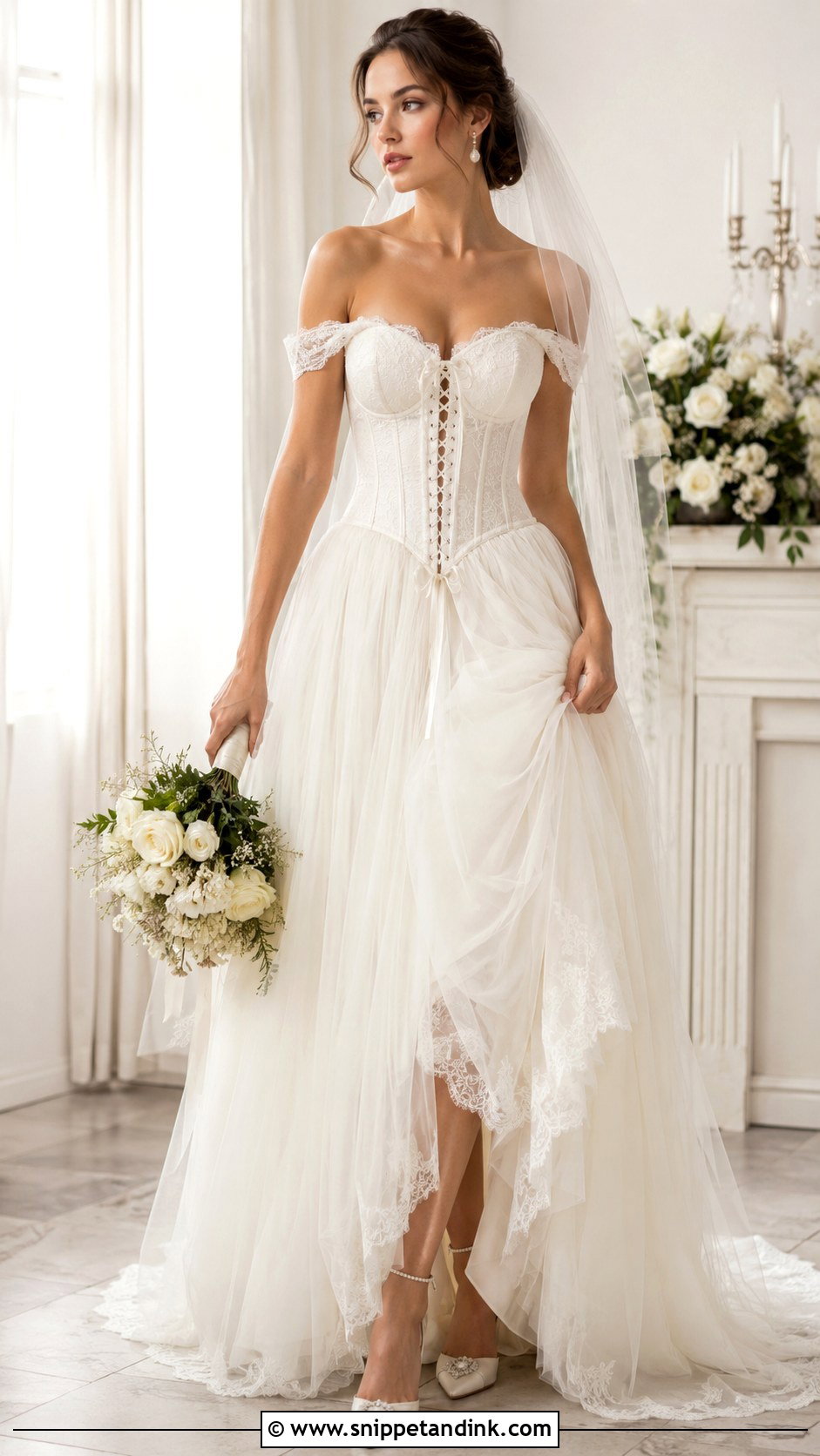 Vintage Corset Wedding Dress - Snippet and Ink - 25 Vintage Wedding Dress Aesthetic Ideas