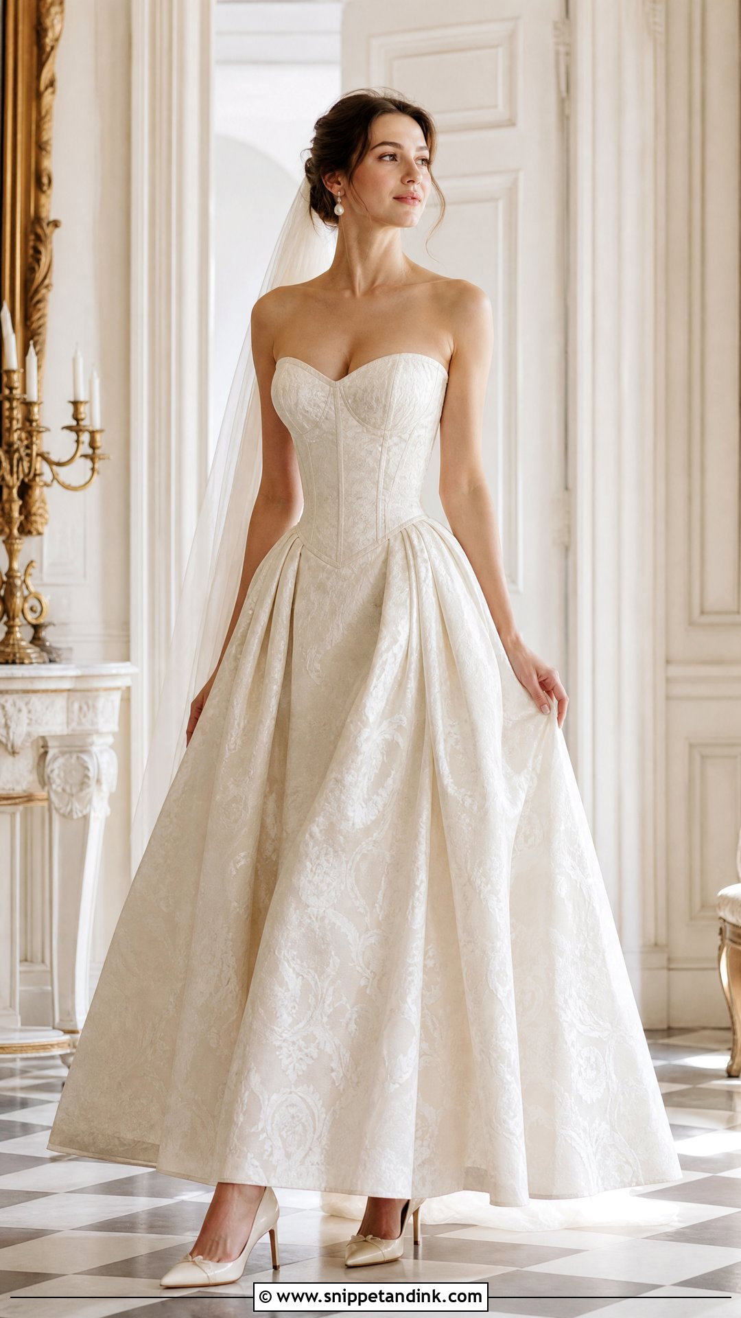 Vintage Corset Wedding Dress - Snippet and Ink - 25 Wedding Corset Ideas