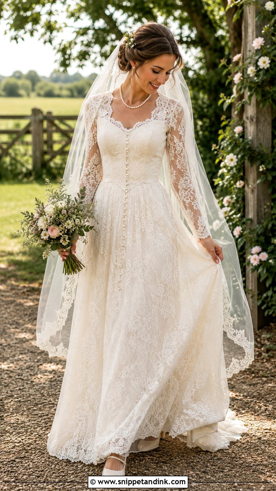 Vintage Country Wedding Dress - Snippet and Ink - 25 Country Style Wedding Dresses