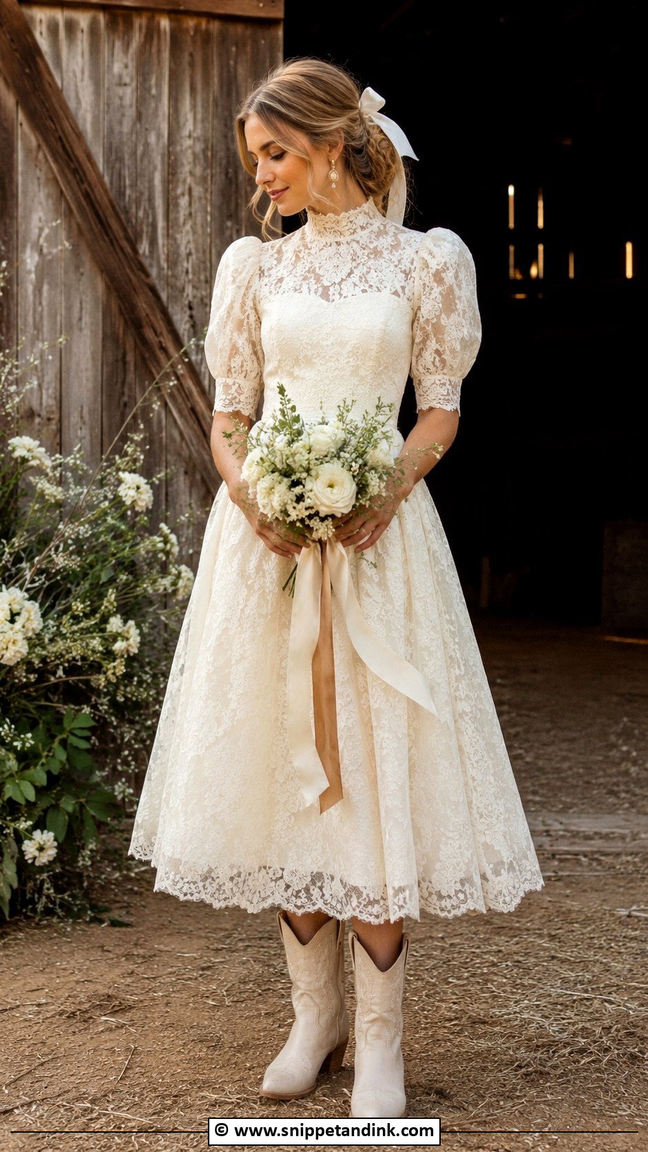 Vintage Country Western Wedding Dress - Snippet and Ink - 25 Country Western Wedding Dresses