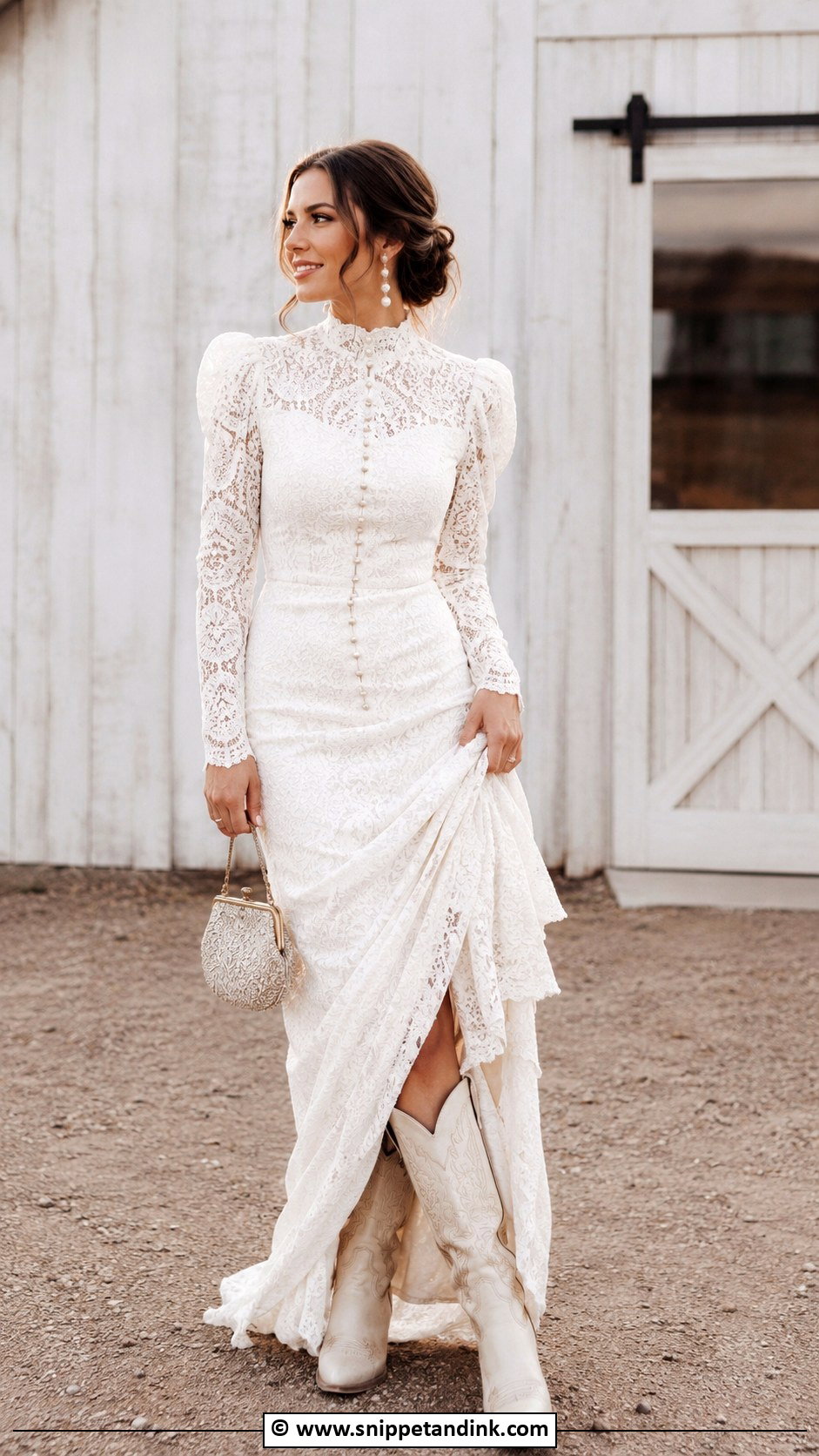 Vintage Cowgirl Wedding Dress - Snippet and Ink - 30 Cowgirl Wedding Dress Ideas