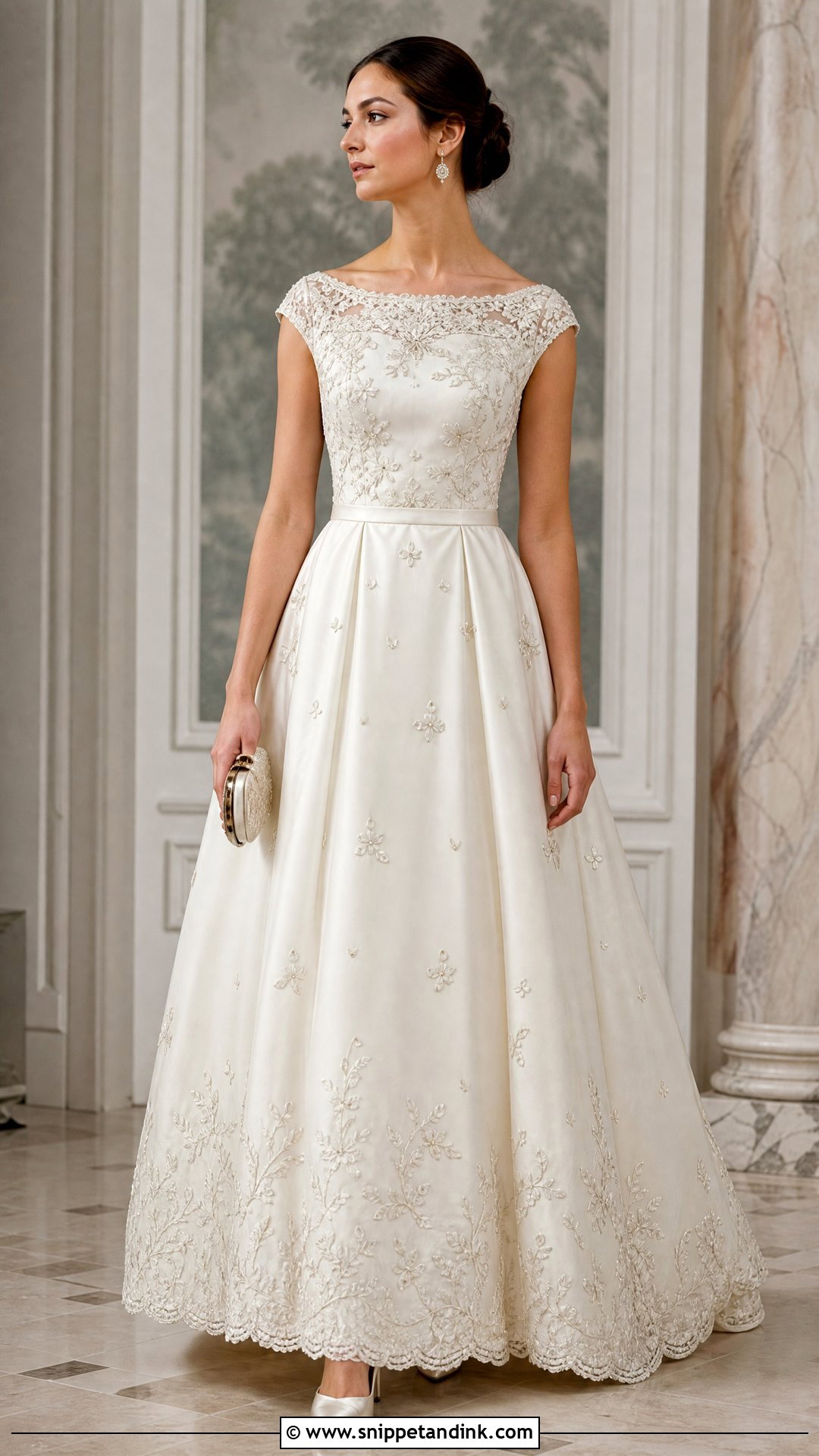 Vintage Dior Embroidered Wedding Dress - Snippet and Ink - 25 Vintage Dior Wedding Dress Ideas