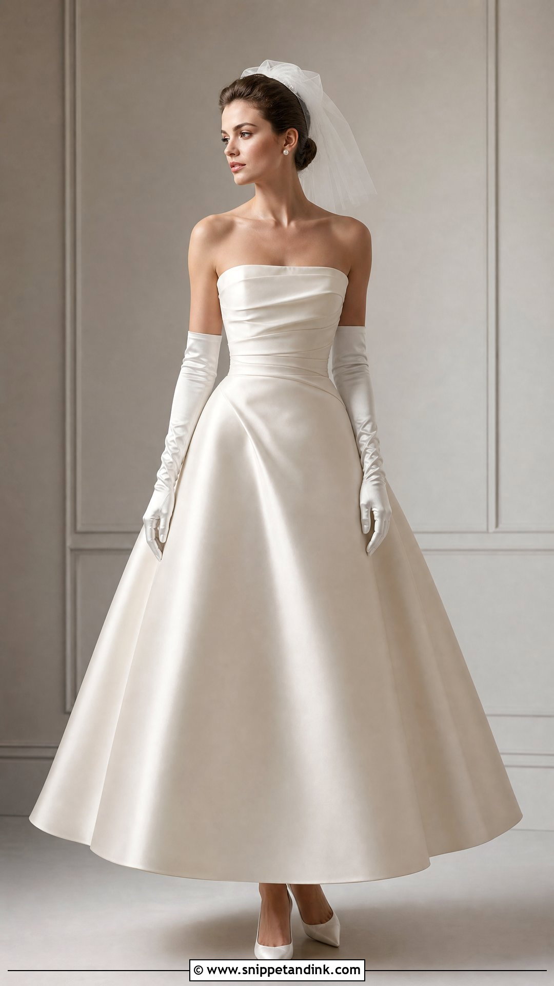 Vintage Dior Strapless Wedding Dress - Snippet and Ink - 25 Vintage Dior Wedding Dress Ideas