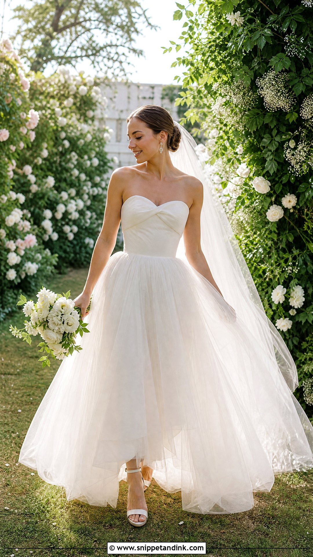 Vintage Dior Tulle Wedding Dress - Snippet and Ink - 25 Vintage Dior Wedding Dress Ideas
