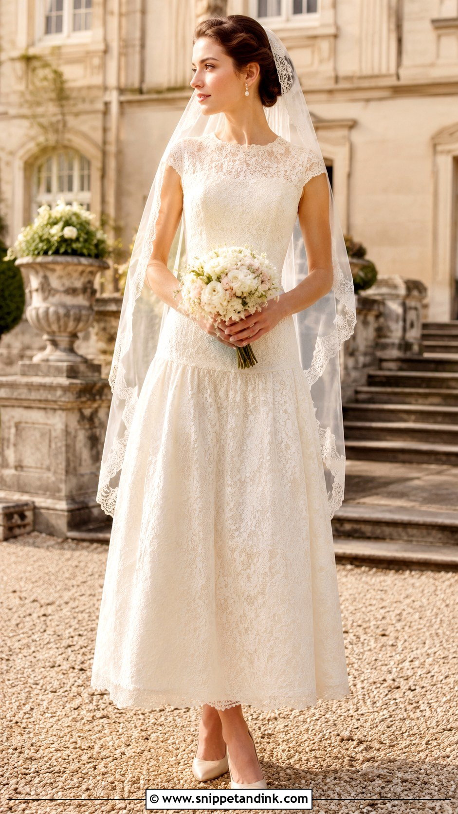 Vintage Drop Waist A Line Wedding Dress - Snippet and Ink - 25 Drop Waist a Line Wedding Dress Ideas