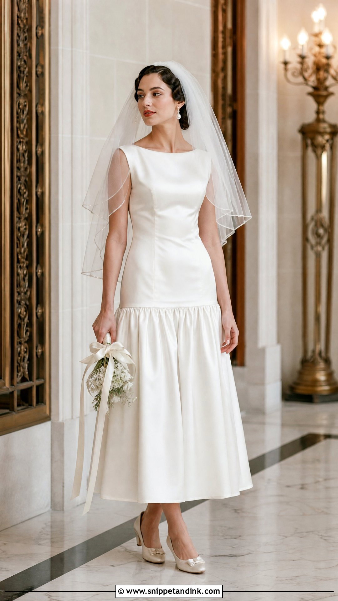 Vintage Drop Waist Wedding Dress - Snippet and Ink - 25 Luxurious Wedding Dress Ideas